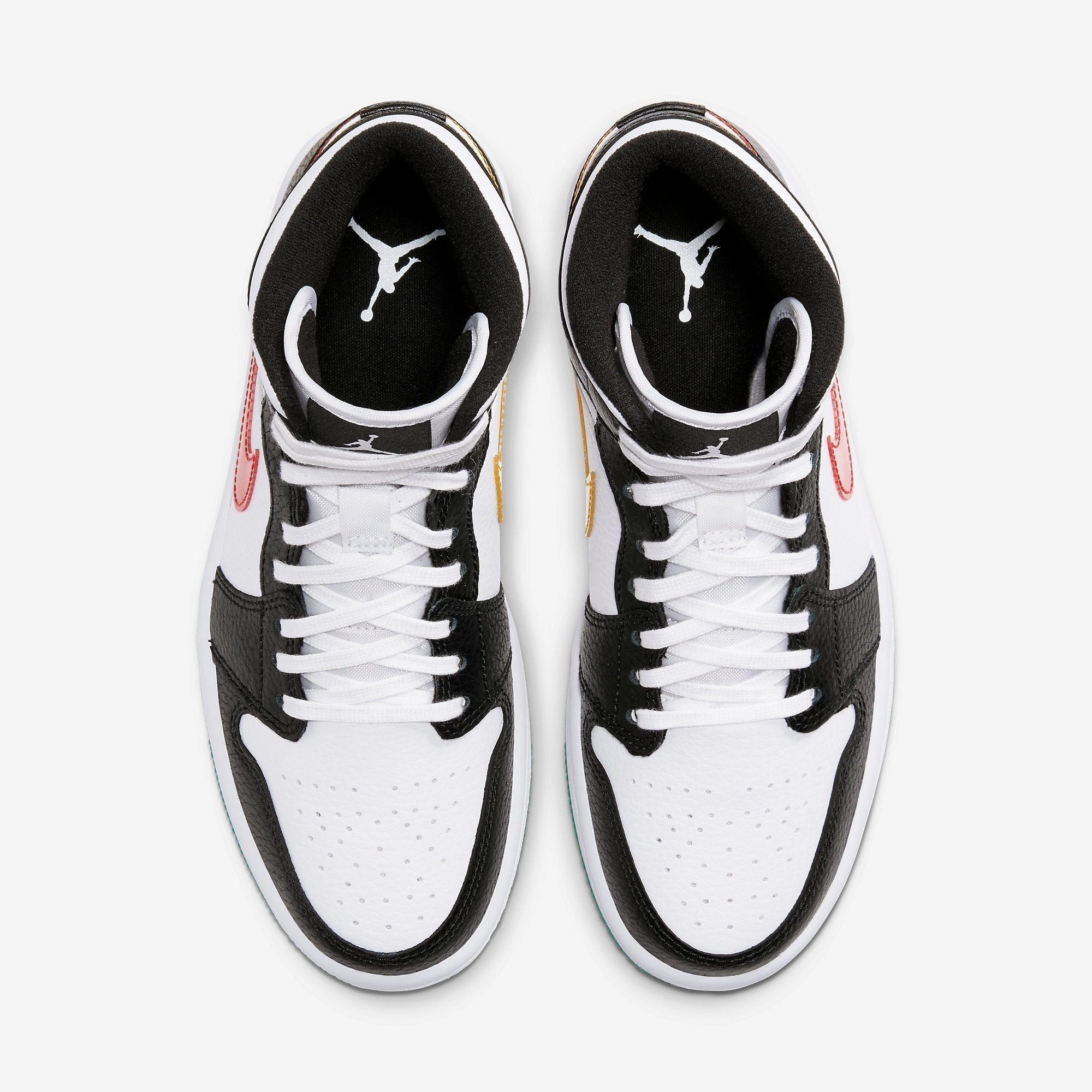 (Women's) Air Jordan 1 Mid 'Alternate Swooshes' (2020) BQ6472-063 Air Jordan 1 Retro Court Sneakers