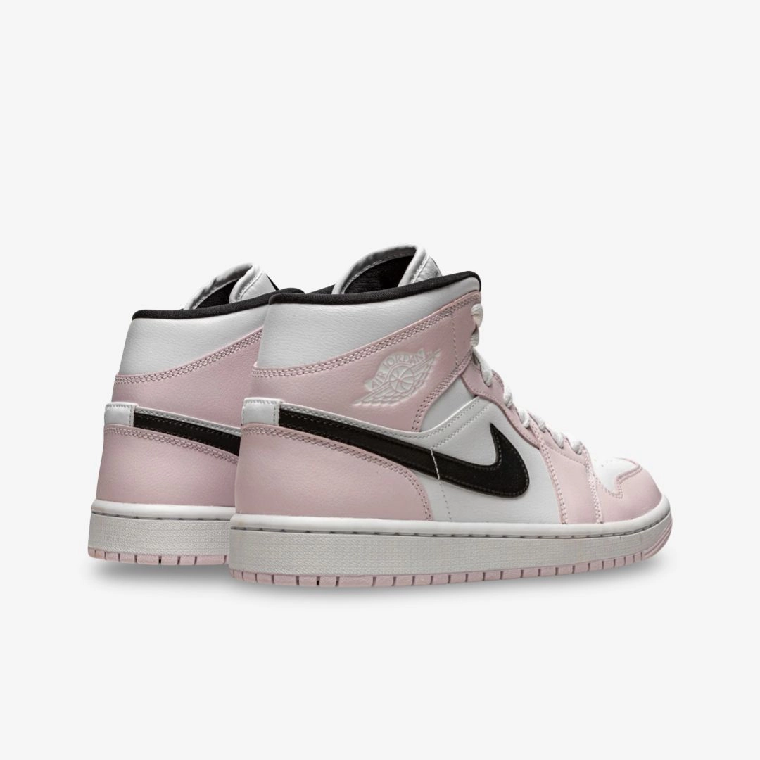 (Women's) Air Jordan 1 Mid 'Barely Rose' (2021) BQ6472-500 Air Jordan 1 Signature Look Sneakers