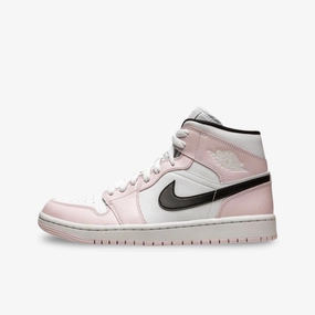 (Women's) Air Jordan 1 Mid 'Barely Rose' (2021) BQ6472-500 Stylish Air Jordan 1 in classic design