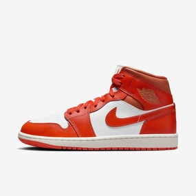 (Women's) Air Jordan 1 Mid 'Cosmic Clay' (2024) BQ6472-108 Authentic Air Jordan 1 in premium leather