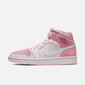 (Women's) Air Jordan 1 Mid 'Digital Pink' (2020) CW5379-600 Stylish Air Jordan 1 in classic design
