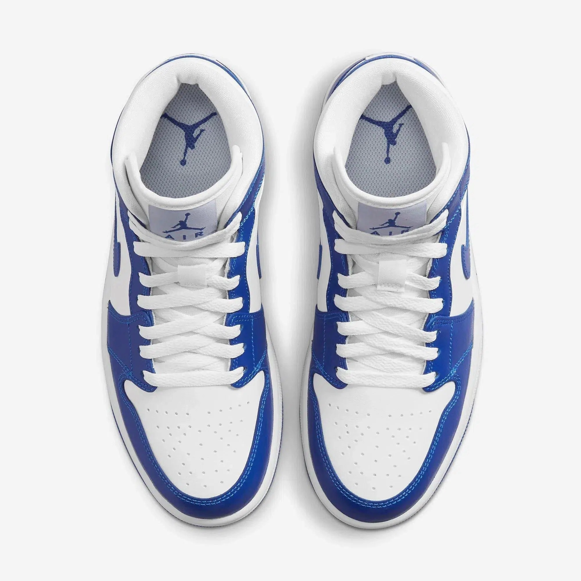 (Women's) Air Jordan 1 Mid 'Kentucky' (2021) BQ6472-104 Air Jordan 1 Original Colorway Shoes