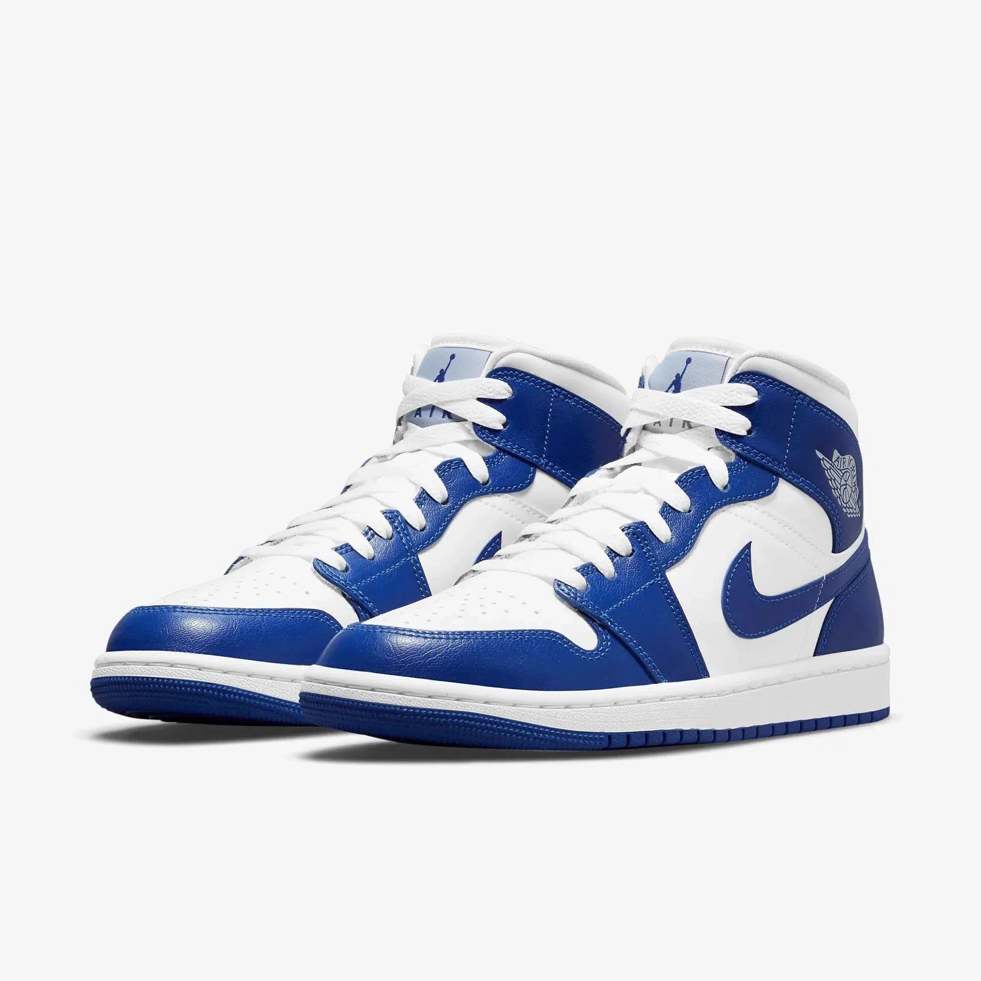 (Women's) Air Jordan 1 Mid 'Kentucky' (2021) BQ6472-104 Air Jordan 1 Original Colorway Shoes