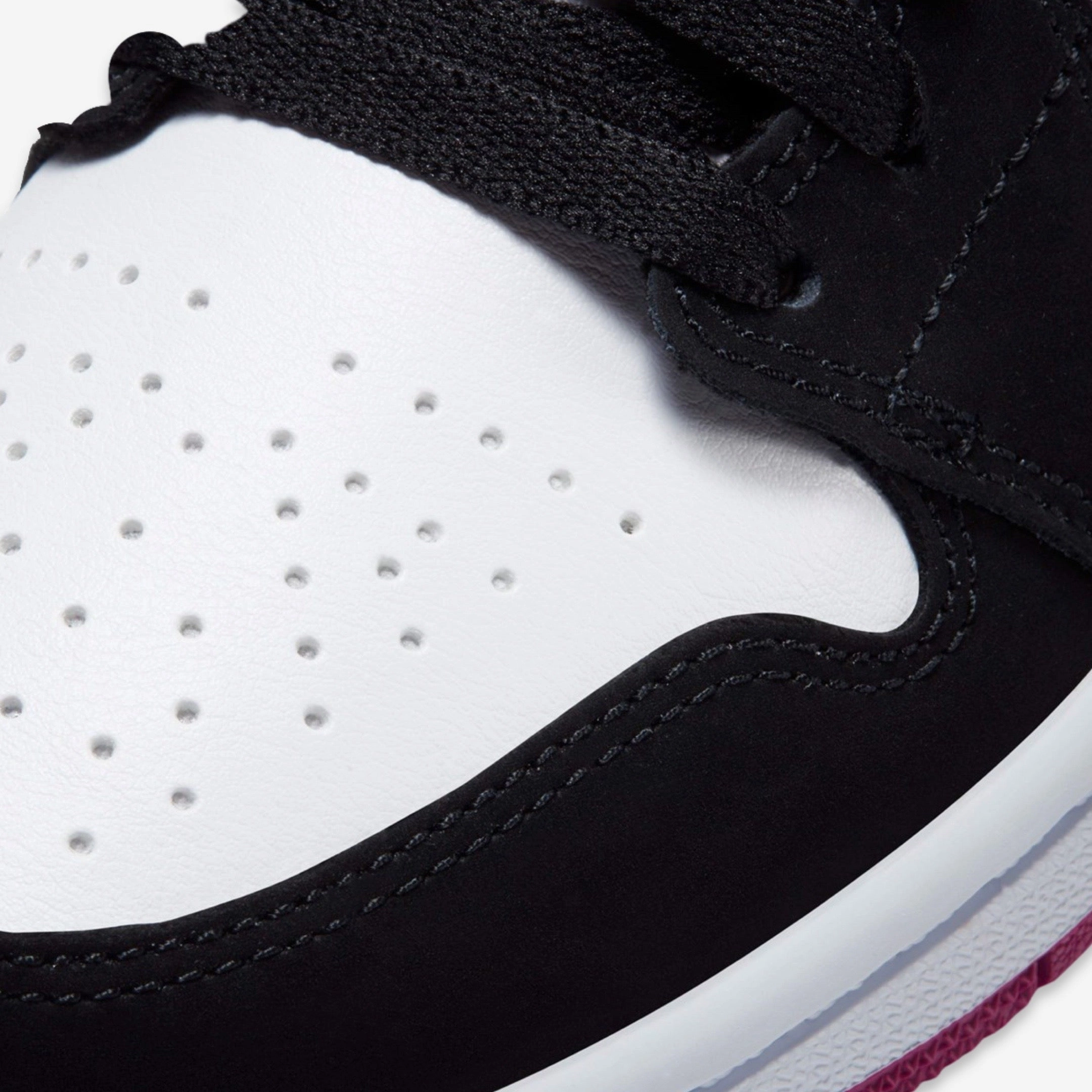 (Women's) Air Jordan 1 Mid 'Magenta' (2020) BQ6472-005 Air Jordan 1 Signature Look Sneakers