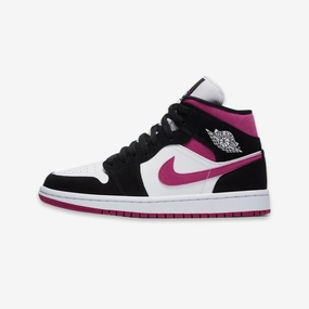 (Women's) Air Jordan 1 Mid 'Magenta' (2020) BQ6472-005 Stylish Air Jordan 1 in classic design