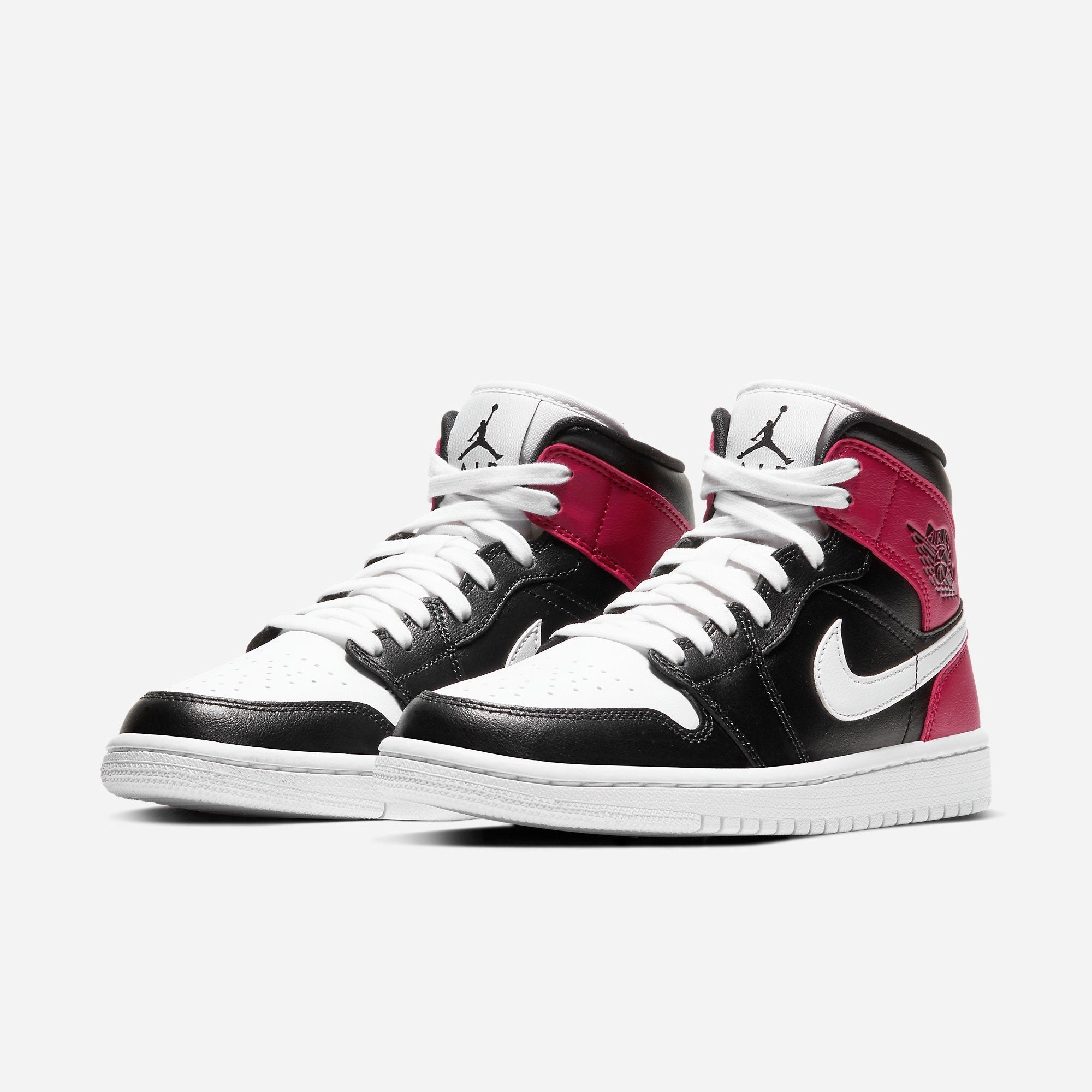 (Women's) Air Jordan 1 Mid 'Noble Red' (2019) BQ6472-016 Air Jordan 1 Retro Court Sneakers