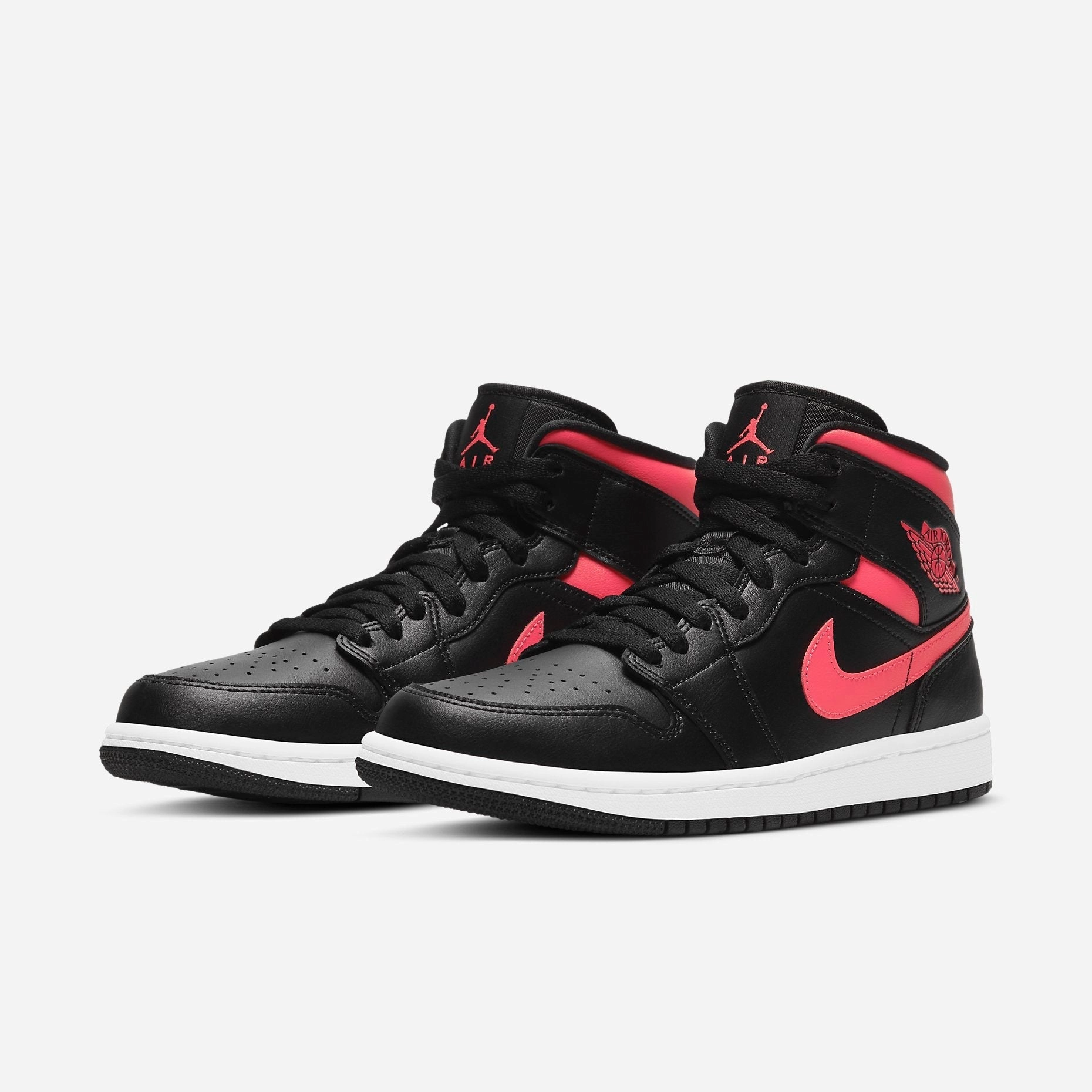 (Women's) Air Jordan 1 Mid 'Siren Red' (2021) BQ6472-004 Air Jordan 1 Signature Look Sneakers
