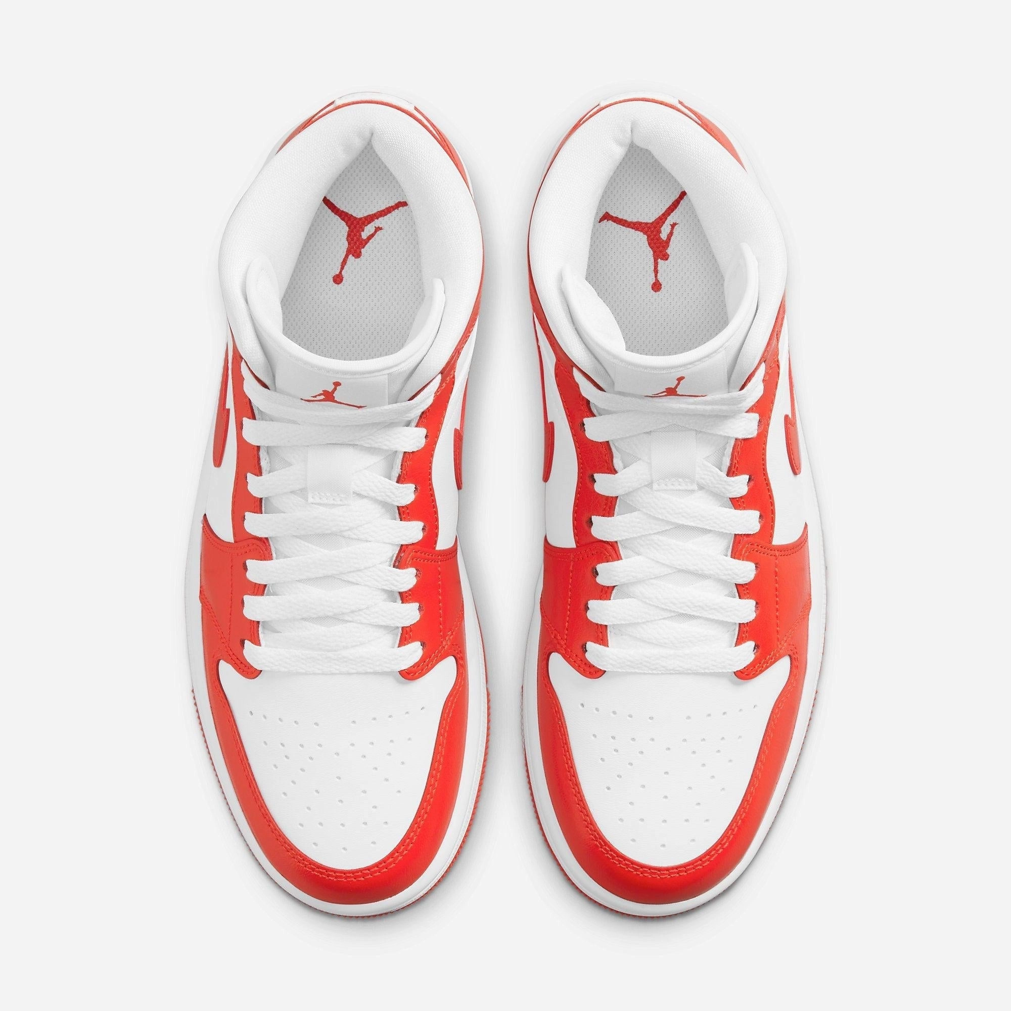(Women's) Air Jordan 1 Mid 'Syracuse' (2021) BQ6472-116 Air Jordan 1 Signature Look Sneakers