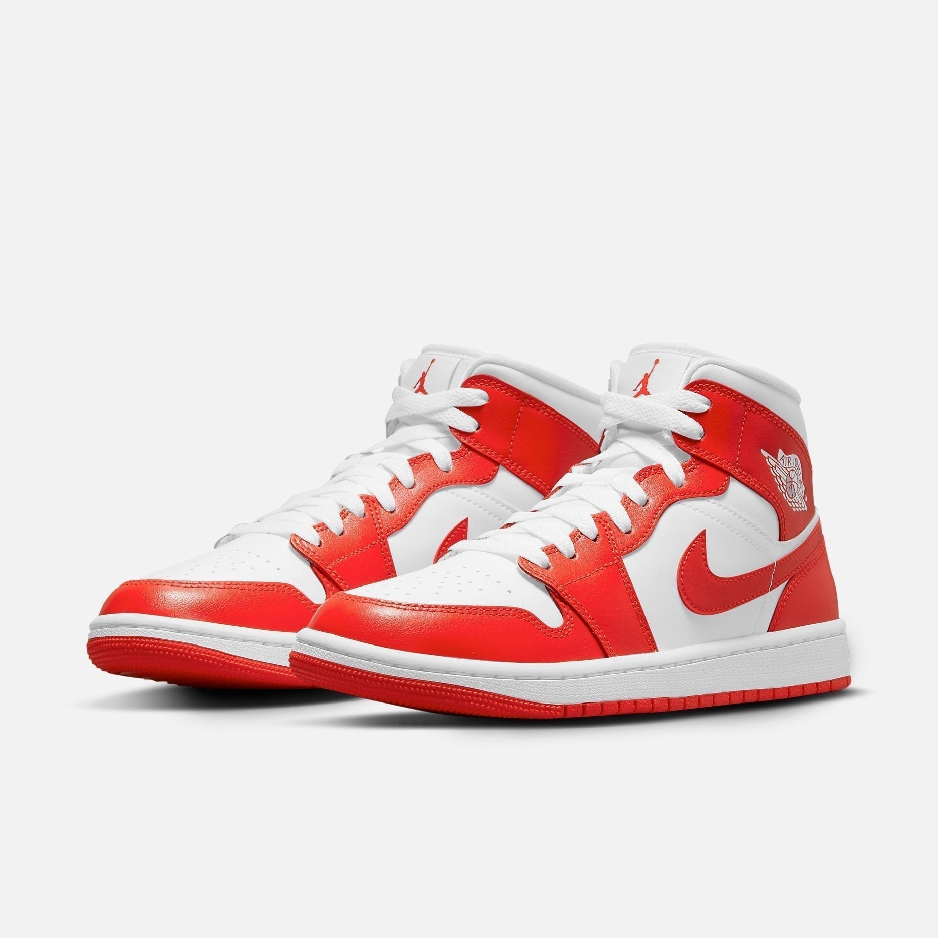 (Women's) Air Jordan 1 Mid 'Syracuse' (2021) BQ6472-116 Air Jordan 1 Signature Look Sneakers