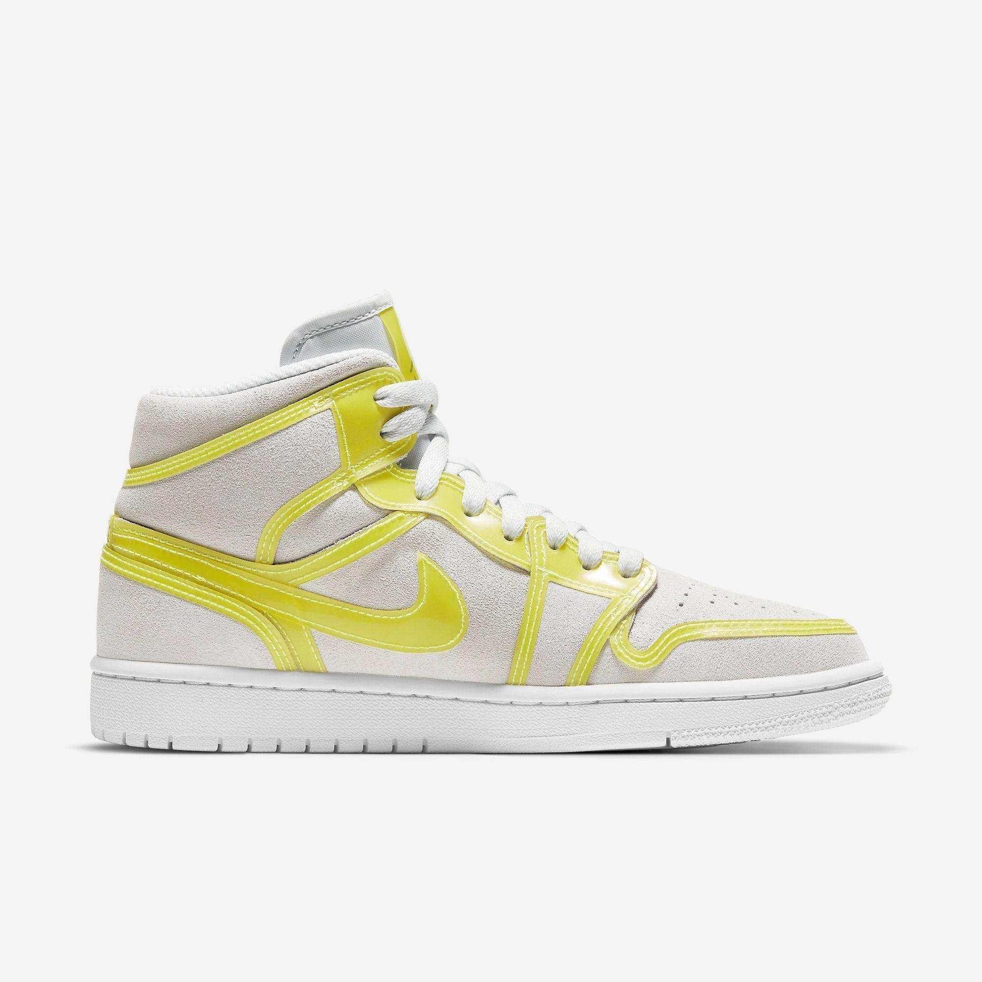 (Women's) Air Jordan 1 Mid LX 'Opti Yellow' (2021) DA5552-107 Air Jordan 1 Signature Look Sneakers