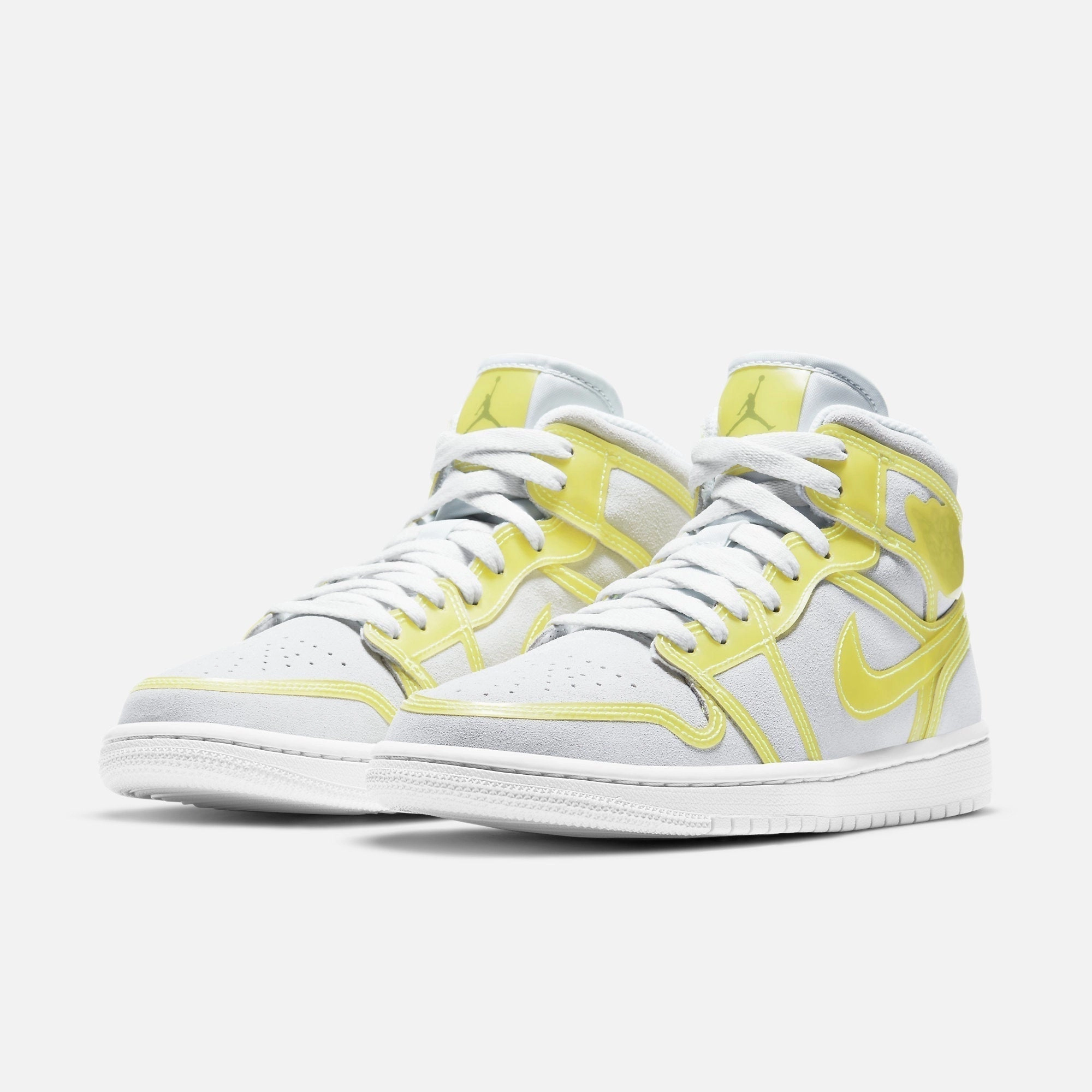 (Women's) Air Jordan 1 Mid LX 'Opti Yellow' (2021) DA5552-107 Air Jordan 1 Signature Look Sneakers