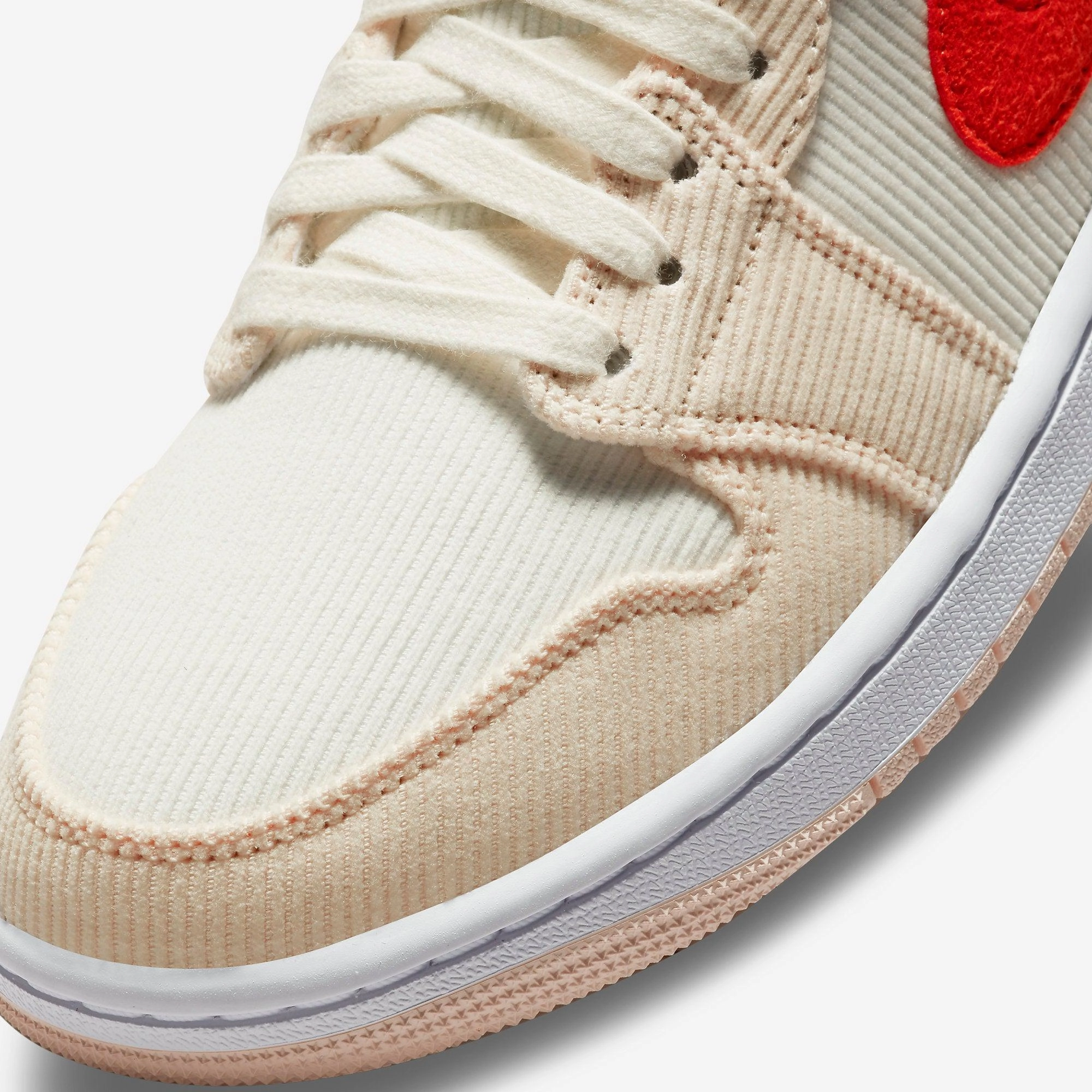 (Women's) Air Jordan 1 Mid SE 'Corduroy' (2021) DA8009-108 Air Jordan 1 Signature Look Sneakers