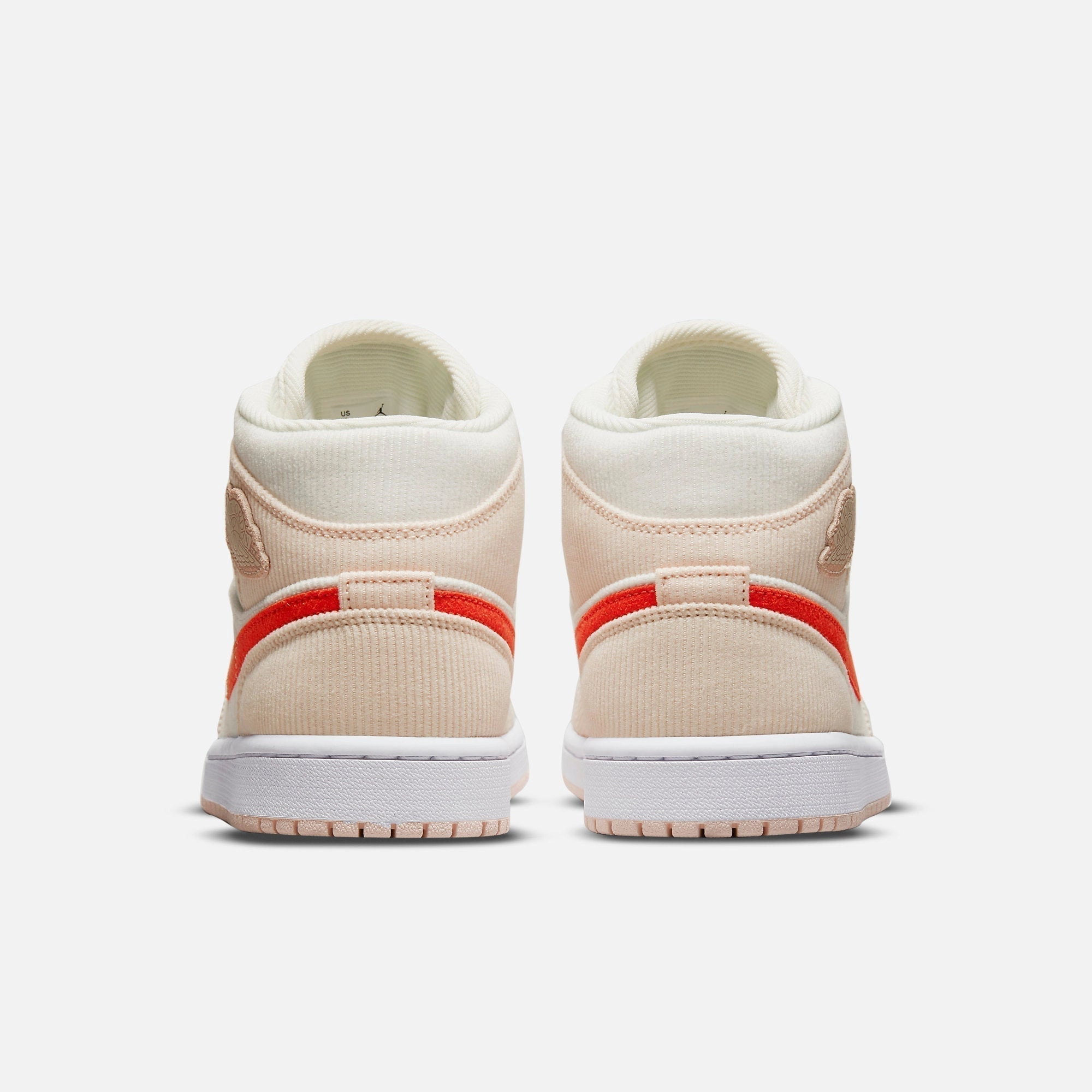 (Women's) Air Jordan 1 Mid SE 'Corduroy' (2021) DA8009-108 Air Jordan 1 Signature Look Sneakers