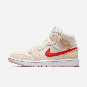 (Women's) Air Jordan 1 Mid SE 'Corduroy' (2021) DA8009-108 Stylish Air Jordan 1 in classic design