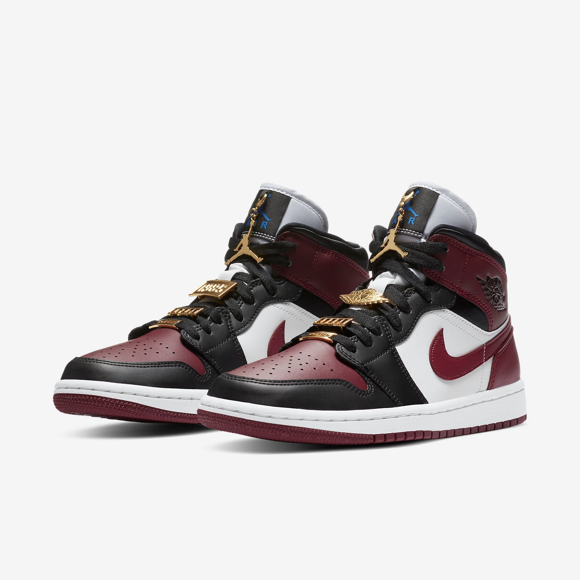 (Women's) Air Jordan 1 Mid SE 'Dark Beetroot' (2020) CZ4385-016 Air Jordan 1 Retro Court Sneakers