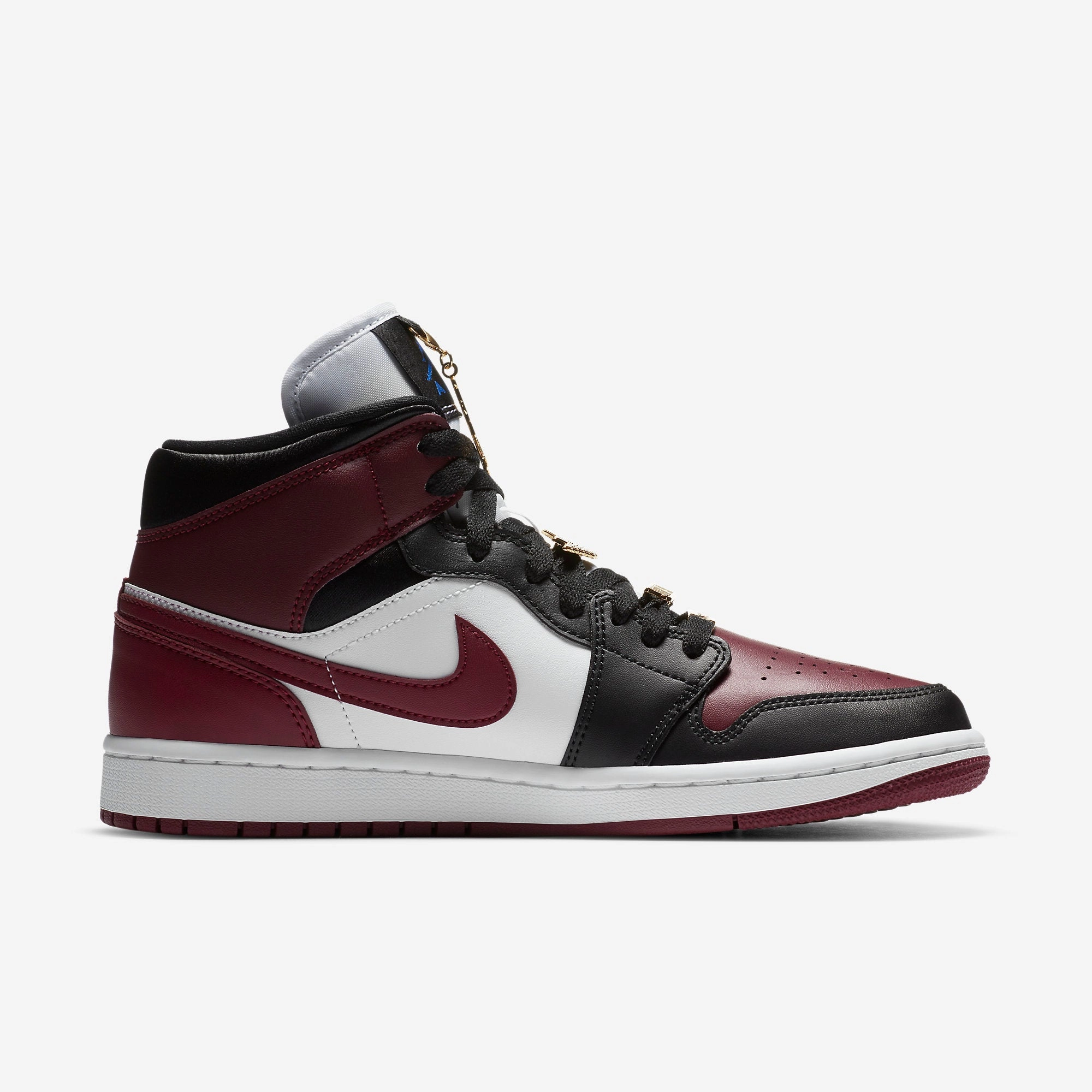 (Women's) Air Jordan 1 Mid SE 'Dark Beetroot' (2020) CZ4385-016 Air Jordan 1 Retro Court Sneakers