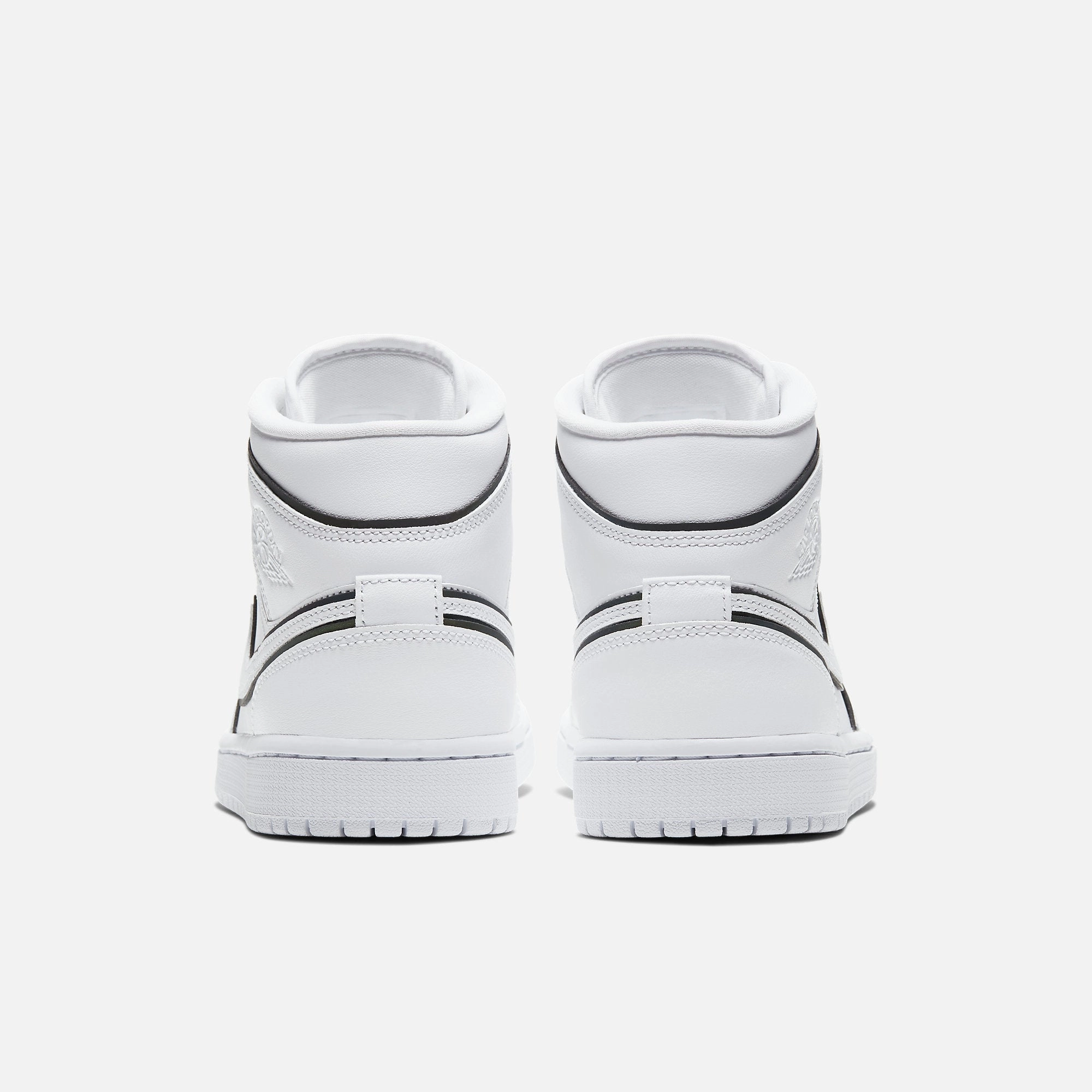 (Women's) Air Jordan 1 Mid SE 'Iridescent Trim' (2019) CK6587-100 Air Jordan 1 Signature Look Sneakers