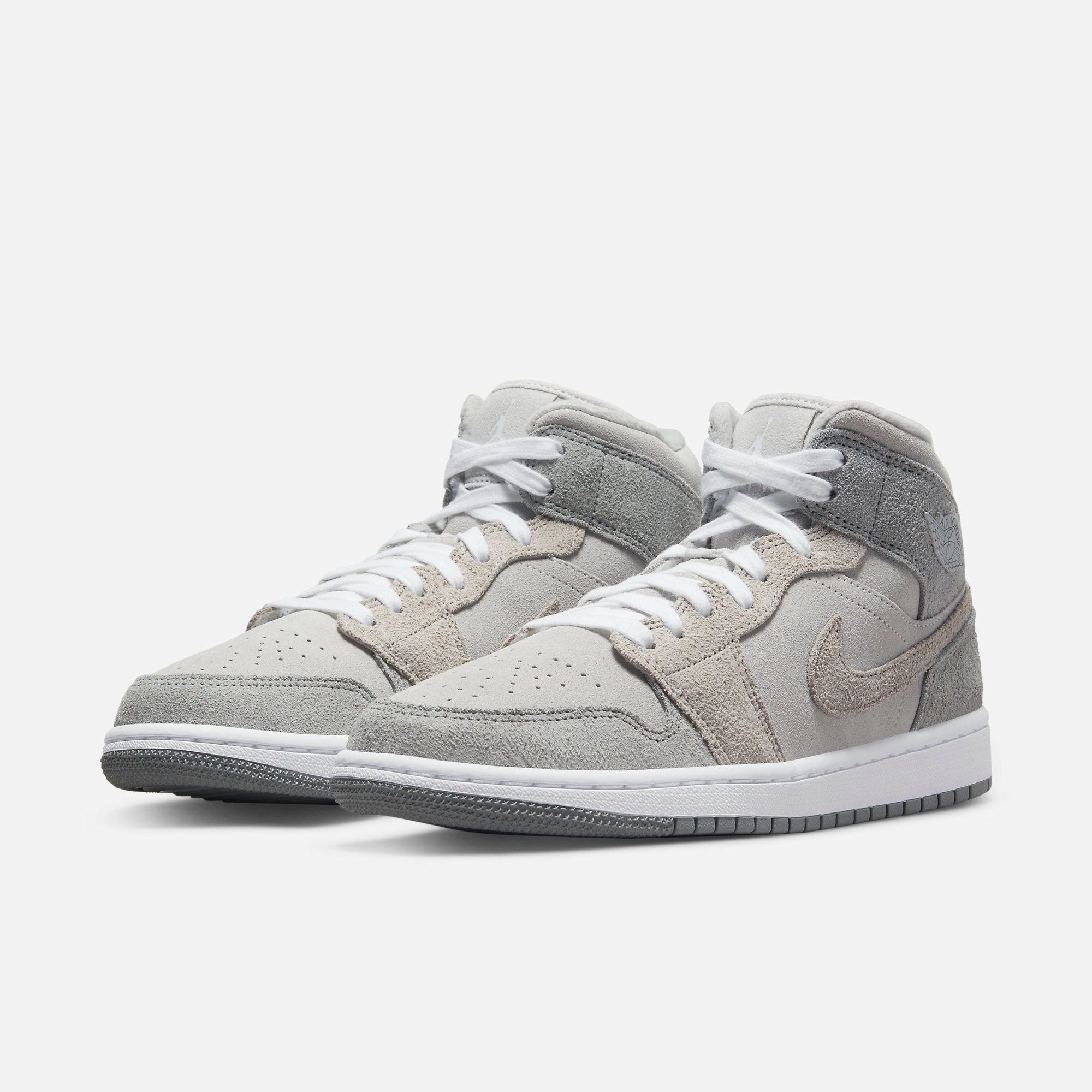 (Women's) Air Jordan 1 Mid SE 'Particle Grey' (2022) DO7139-002 Air Jordan 1 Original Colorway Shoes