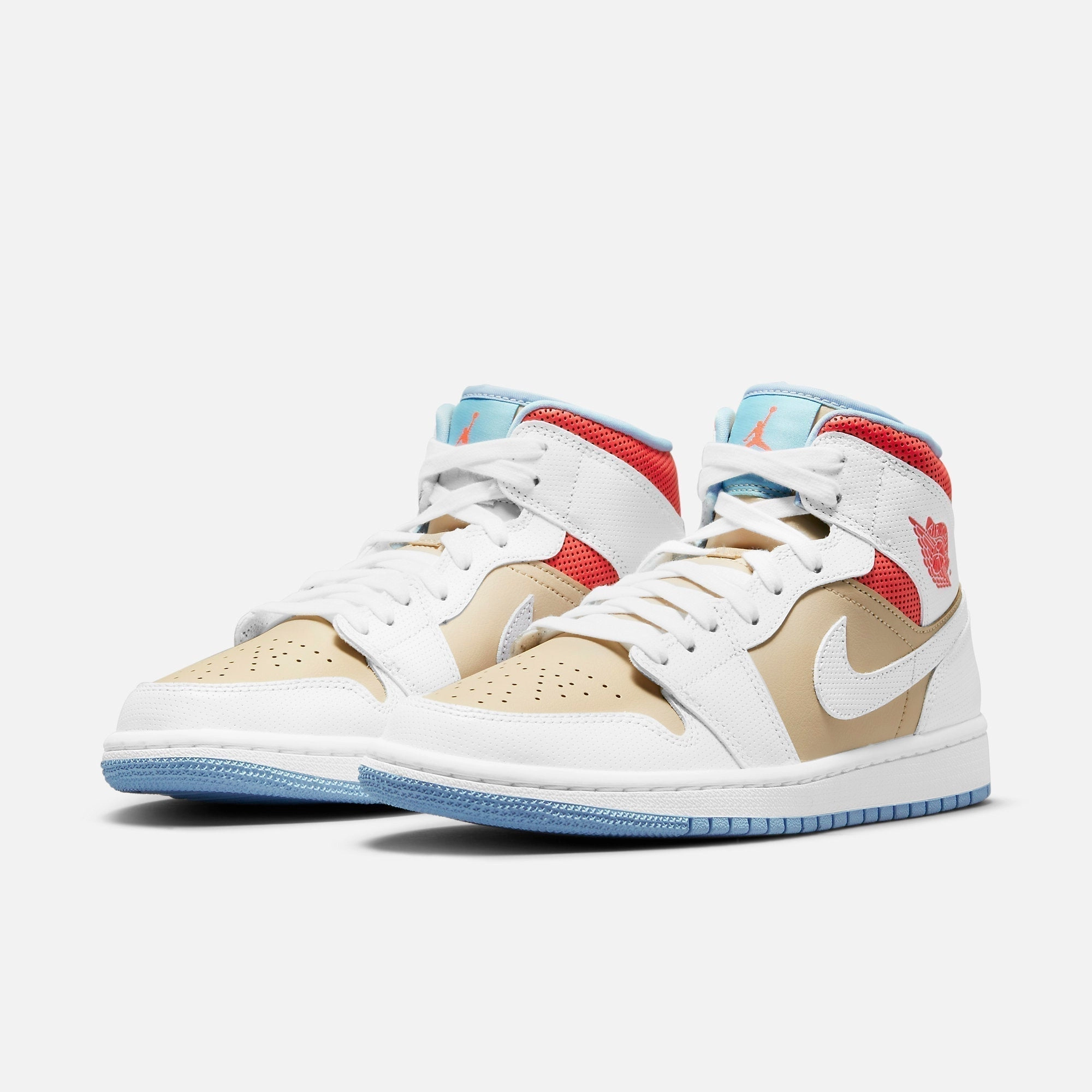 (Women's) Air Jordan 1 Mid SE 'Sesame' (2021) CZ0774-200 Air Jordan 1 Signature Look Sneakers