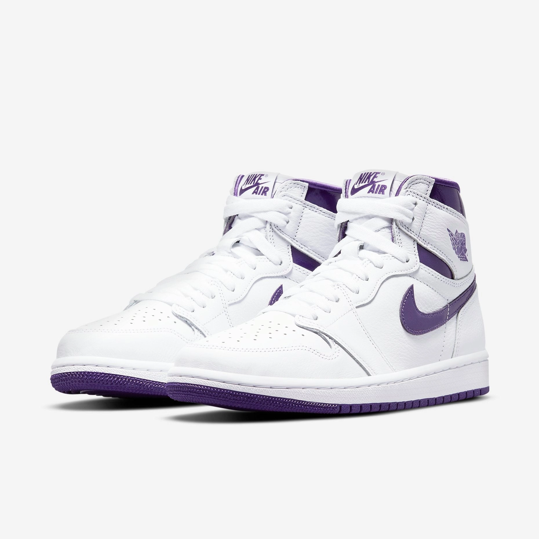 (Women's) Air Jordan 1 Retro High OG 'Court Purple' (2021) CD0461-151 Air Jordan 1 Original Colorway Shoes