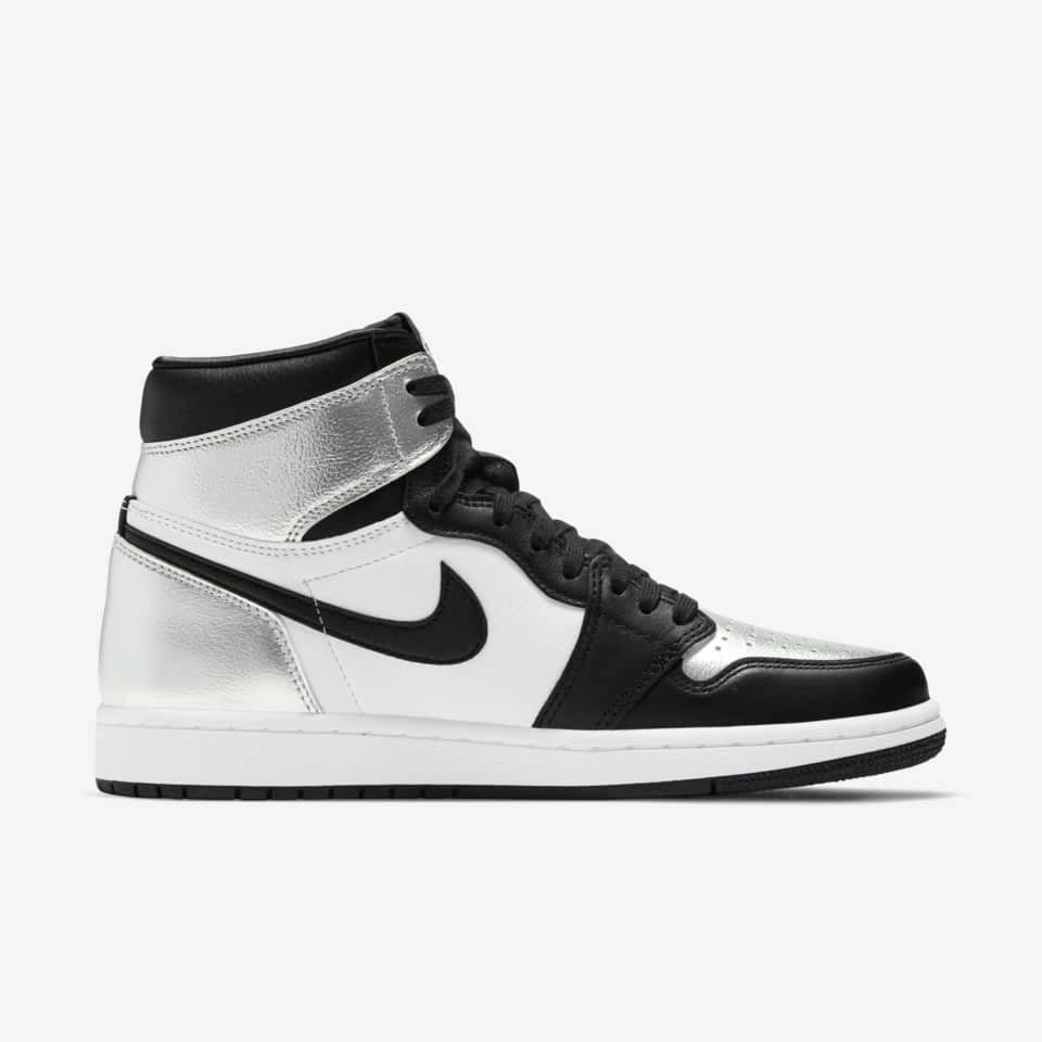 (Women's) Air Jordan 1 Retro High OG 'Silver Toe' (2021) CD0461-001 Air Jordan 1 Original Colorway Shoes