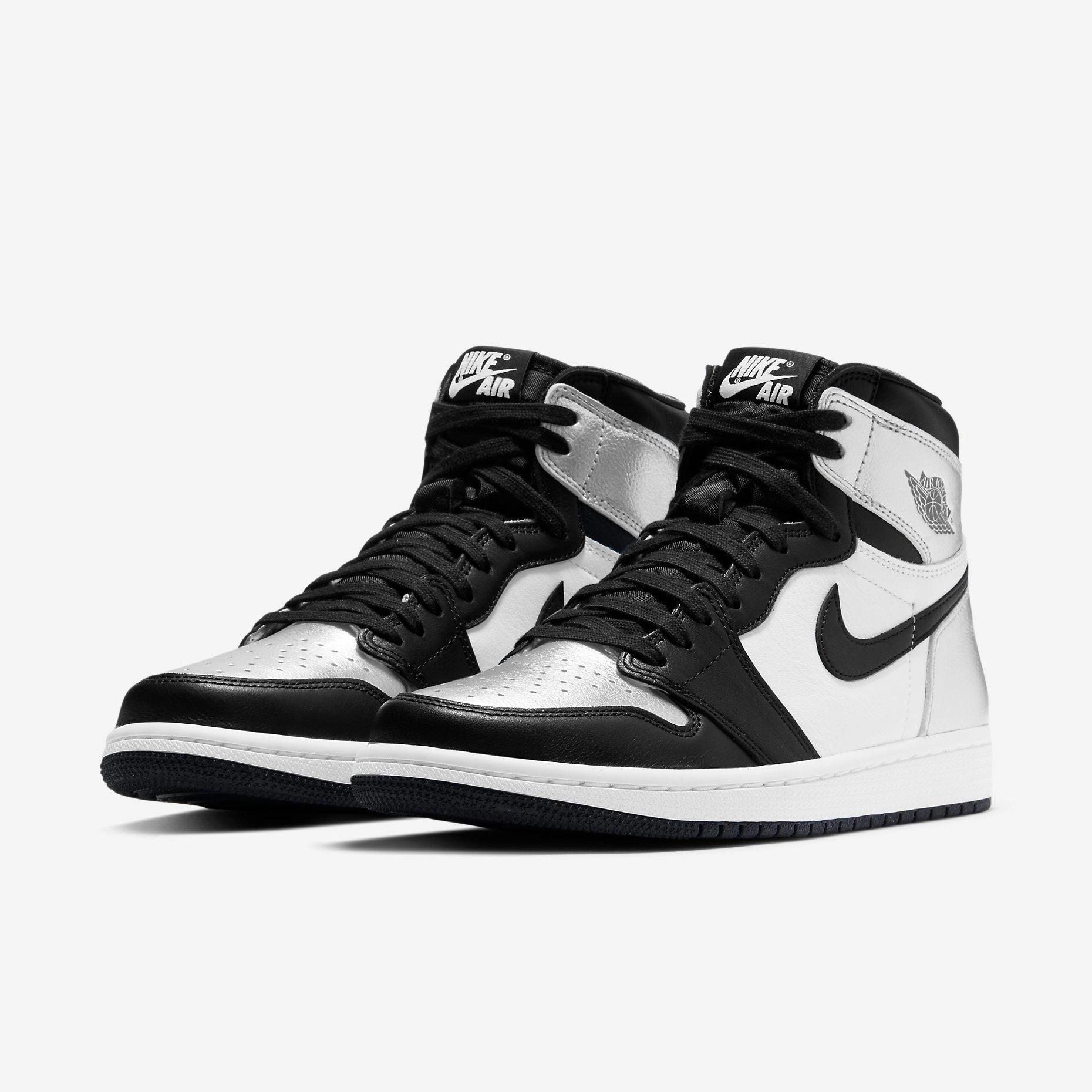 (Women's) Air Jordan 1 Retro High OG 'Silver Toe' (2021) CD0461-001 Air Jordan 1 Original Colorway Shoes