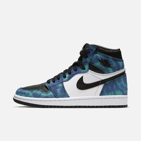 (Women's) Air Jordan 1 Retro High OG 'Tie-Dye' (2020) CD0461-100 Authentic Air Jordan 1 in premium leather
