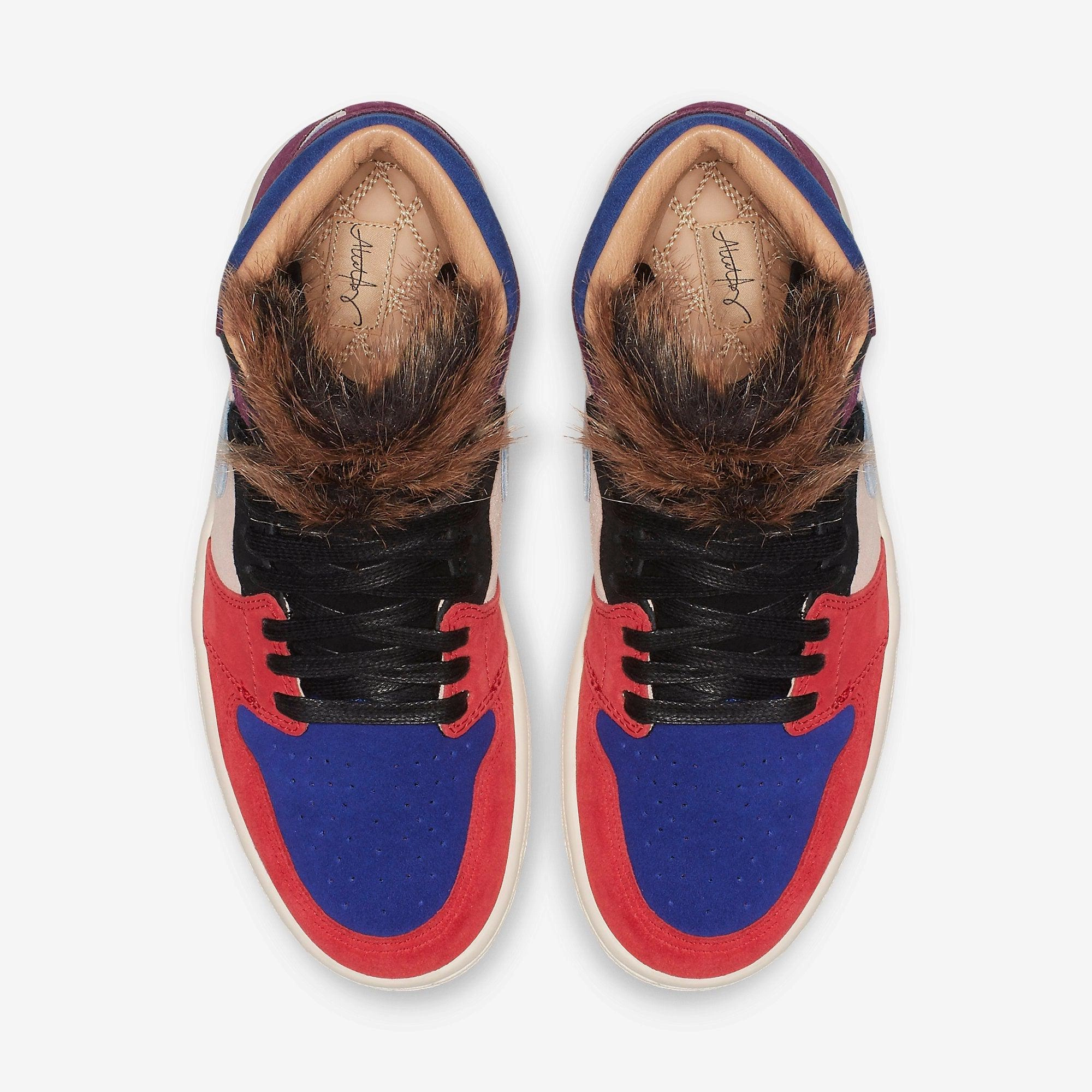 (Women's) Air Jordan 1 Retro High OG NRG x Aleali May 'Court Lux' (2018) BV2613-600 Air Jordan 1 Signature Look Sneakers