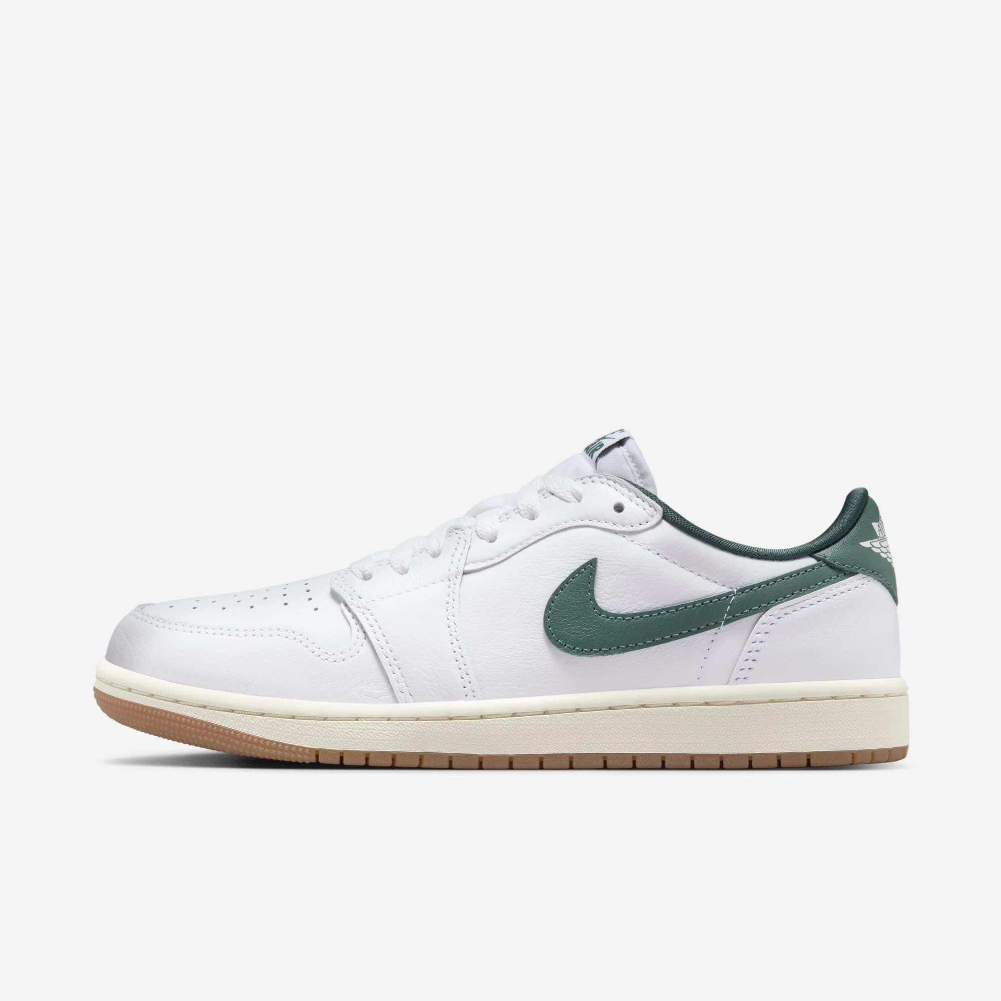 (Women's) Air Jordan 1 Retro Low OG 'Oxidized Green' (2024) CZ0775-133 Authentic Air Jordan 1 in premium leather