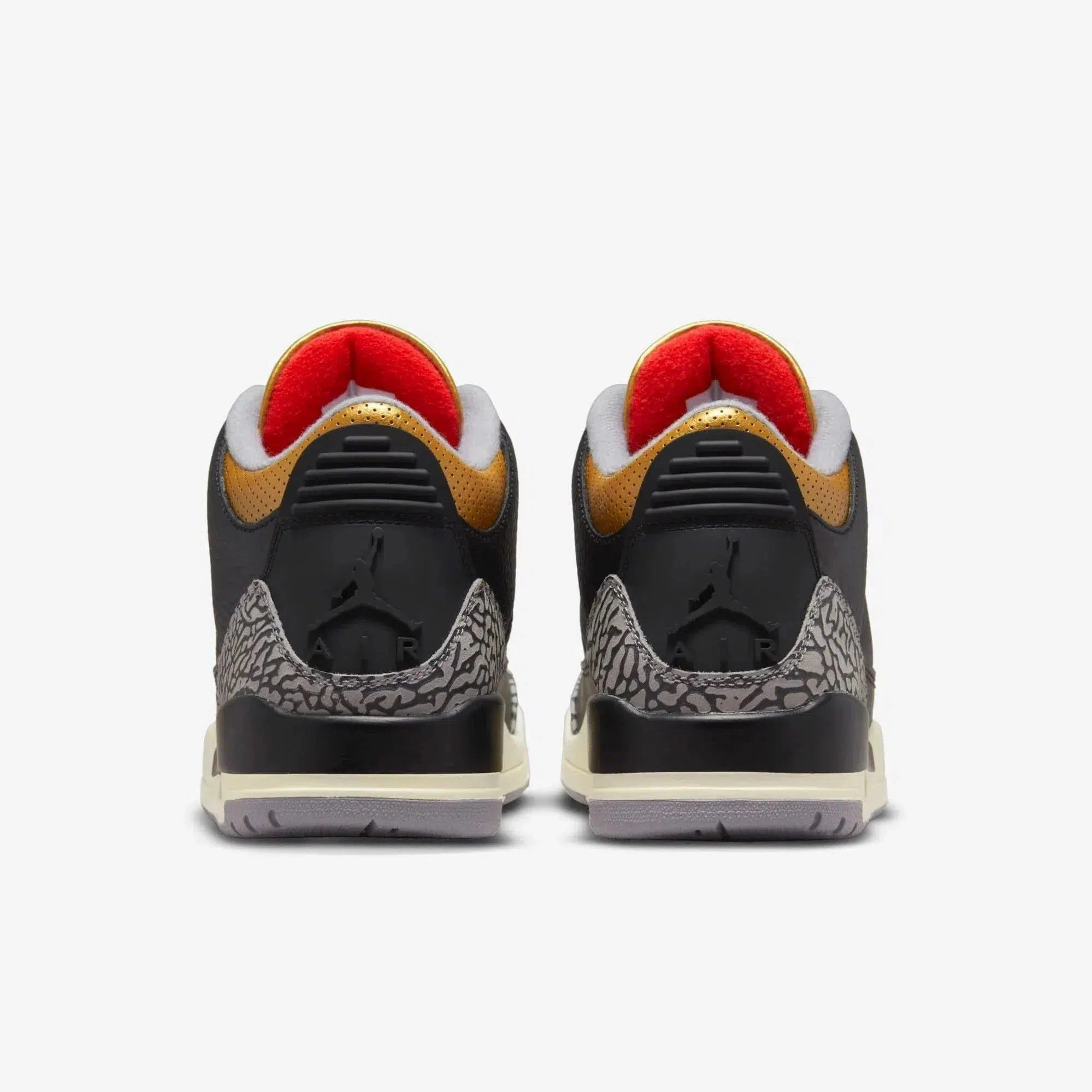 (Women's) Air Jordan 3 Retro 'Black Cement / Metallic Gold' (2022) CK9246-067 Air Jordan 3 Retro Throwback Sneakers