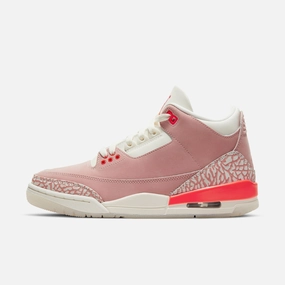 (Women's) Air Jordan 3 Retro 'Rust Pink' (2021) CK9246-600 Air Jordan 3 retro sneakers with throwback vibe
