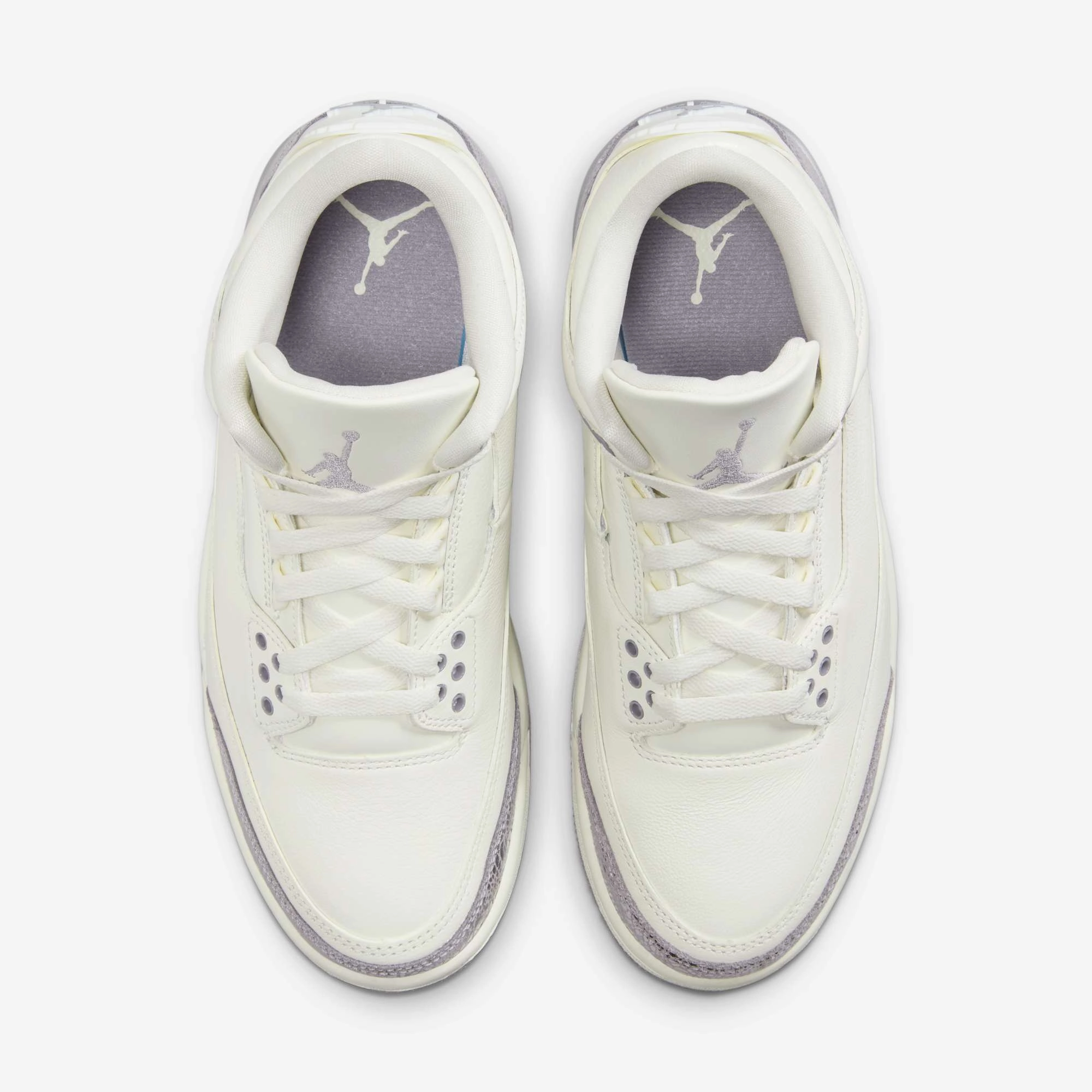 (Women's) Air Jordan 3 Retro 'Sail / Cement Grey' (2025) CK9246-100 Air Jordan 3 Retro Throwback Sneakers
