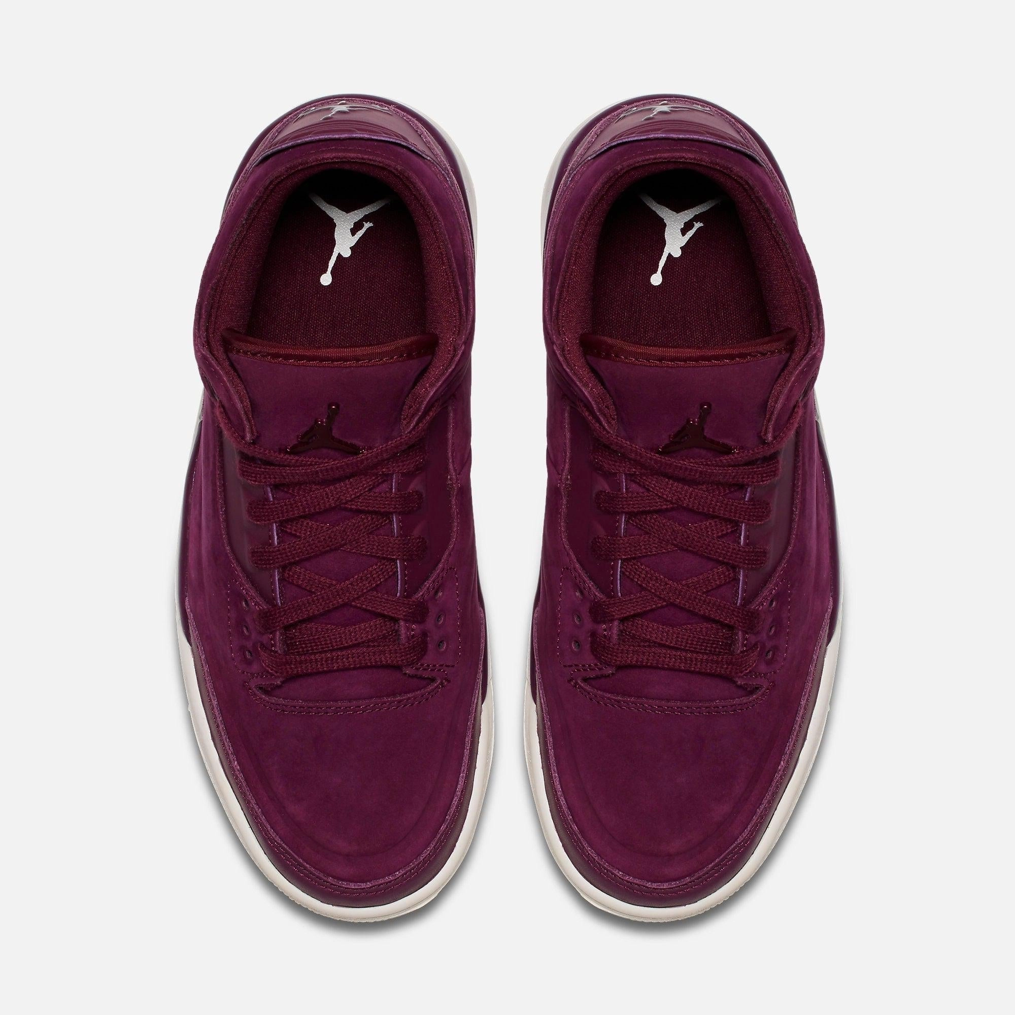 (Women's) Air Jordan 3 Retro SE 'Bordeaux' (2018) AH7859-600 Air Jordan 3 Retro Throwback Sneakers