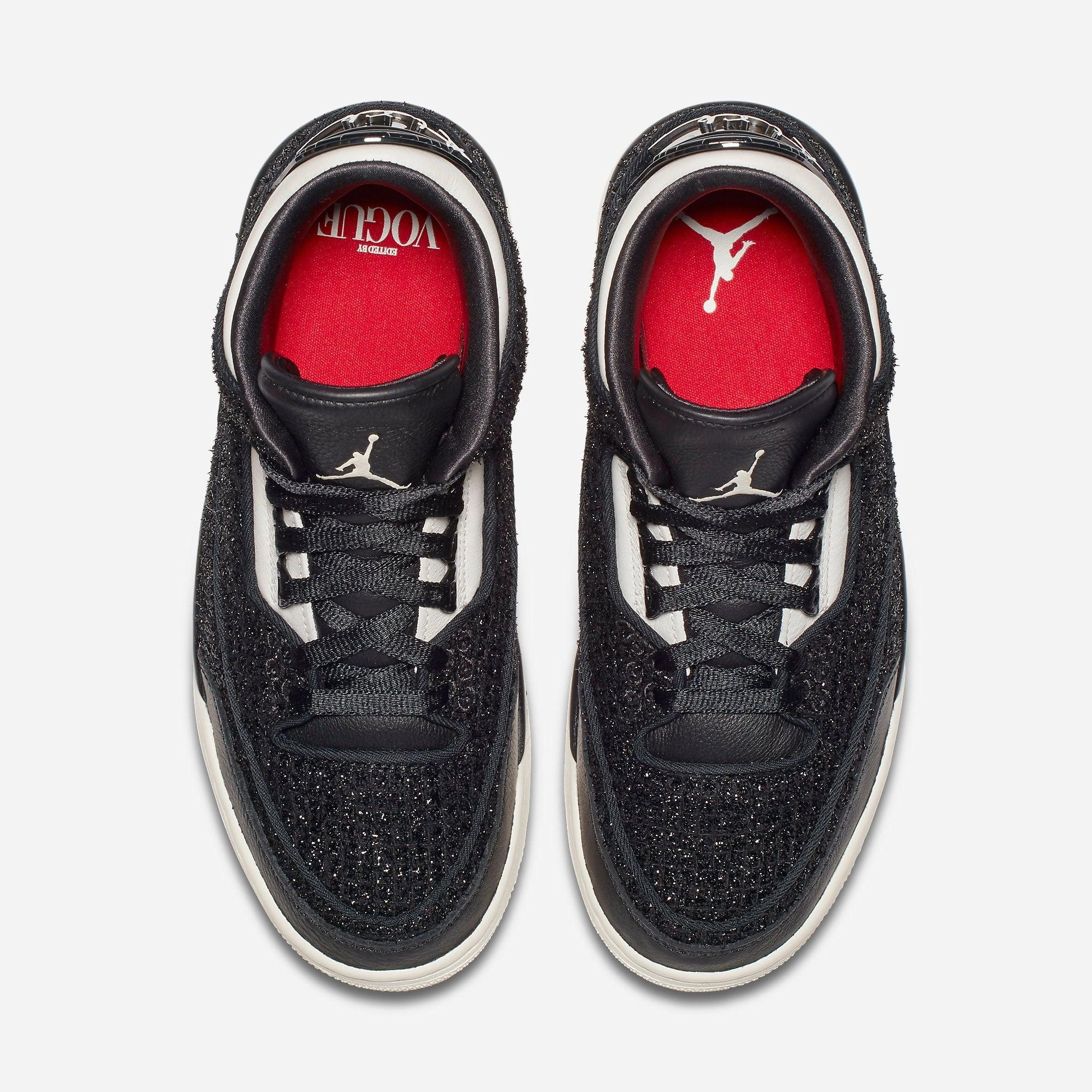 (Women's) Air Jordan 3 Retro SE AWOK NRG x Vogue 'Black' (2018) BQ3195-001 Air Jordan 3 Retro Throwback Sneakers