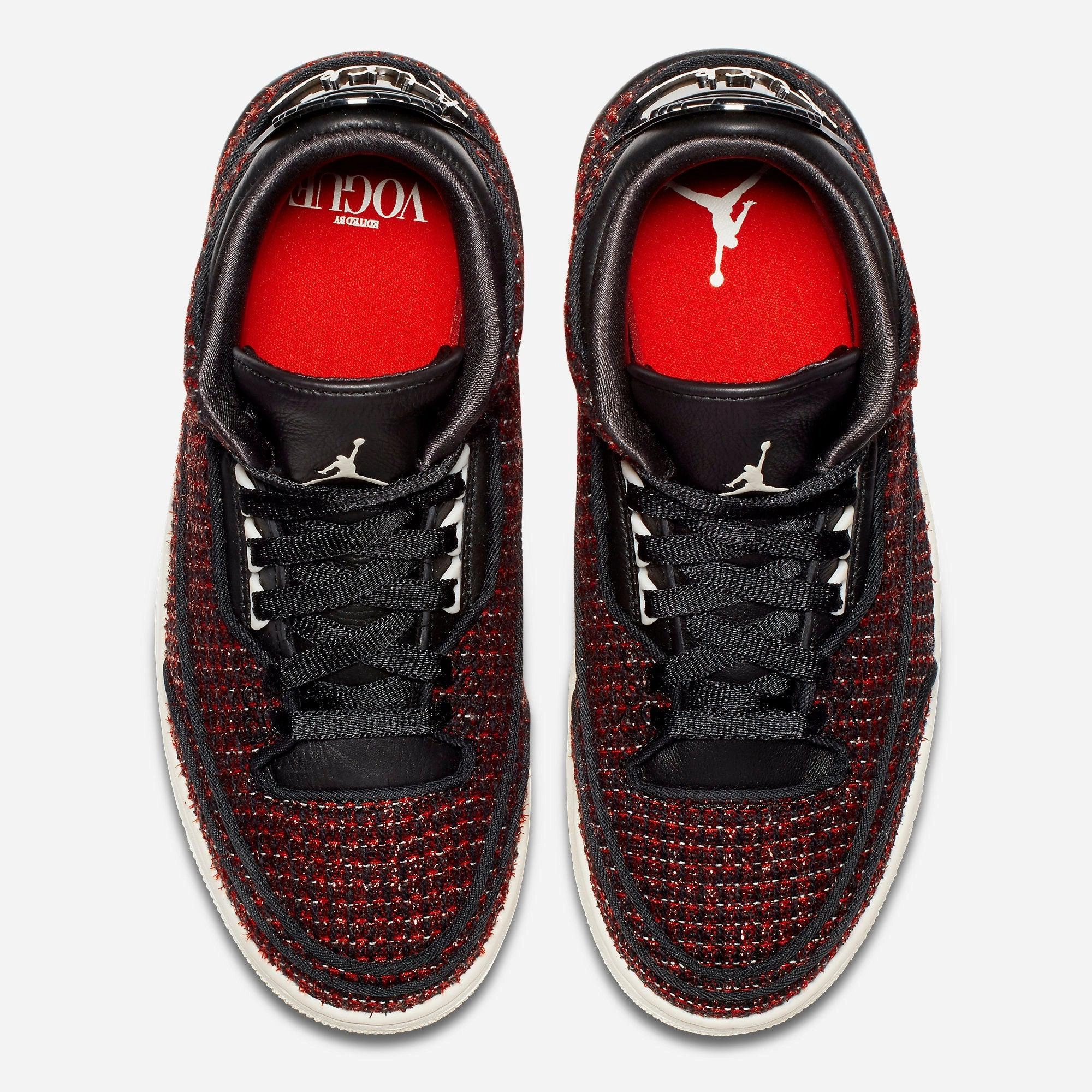 (Women's) Air Jordan 3 Retro SE AWOK NRG x Vogue 'University Red' (2018) BQ3195-601 Air Jordan 3 Retro Throwback Sneakers