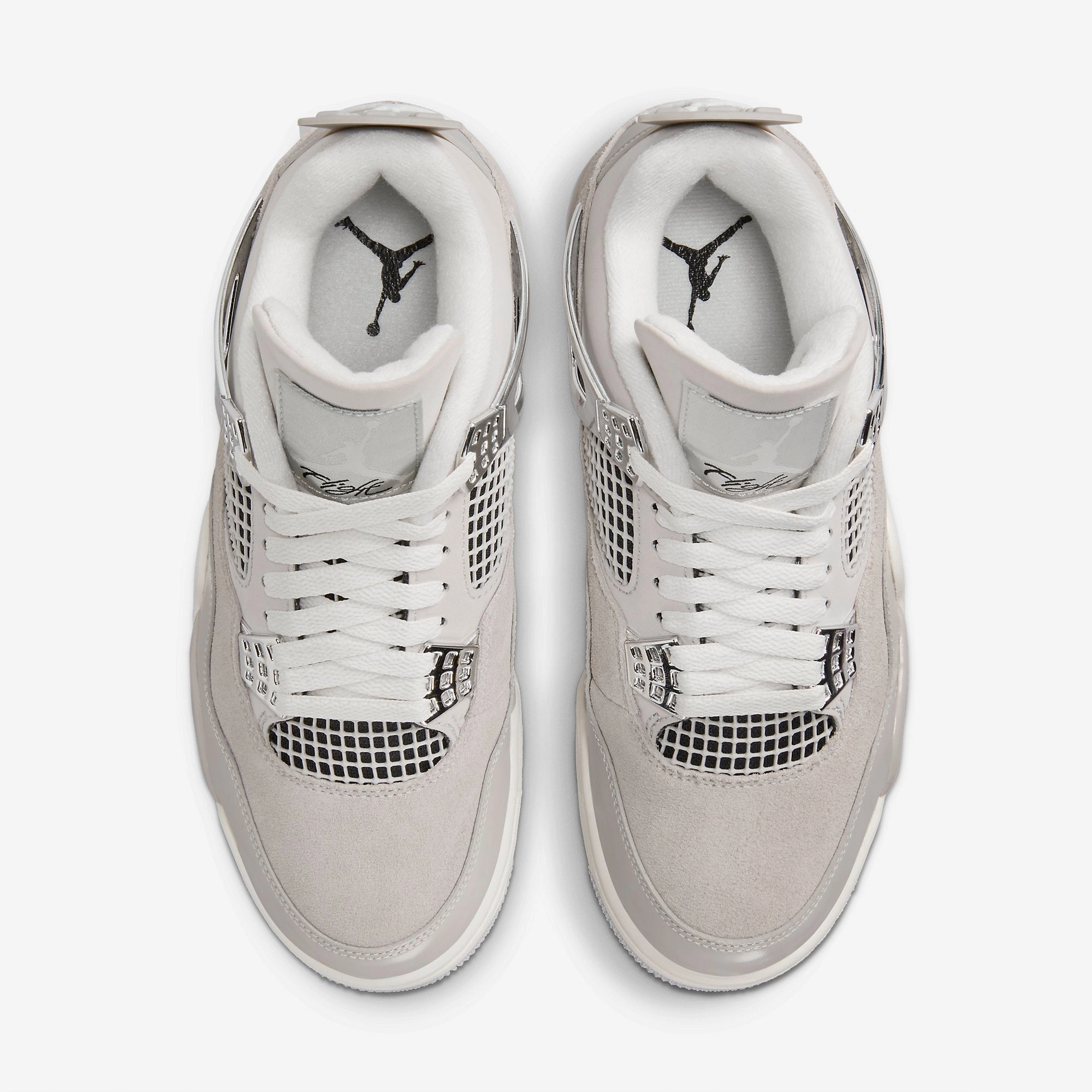 (Women's) Air Jordan 4 Retro 'Frozen Moments' (2023) AQ9129-001 Air Jordan 4 Visible Air Unit Sneakers