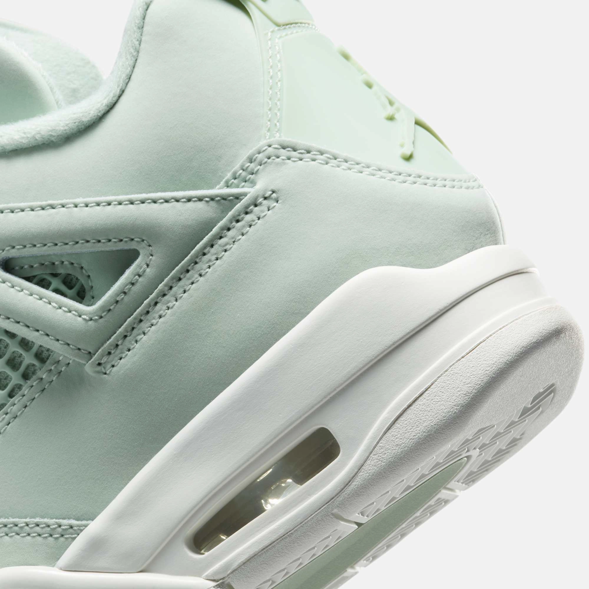 (Women's) Air Jordan 4 Retro 'Seafoam / Abundance' (2025) HV0823-003 Air Jordan 4 Visible Air Unit Sneakers