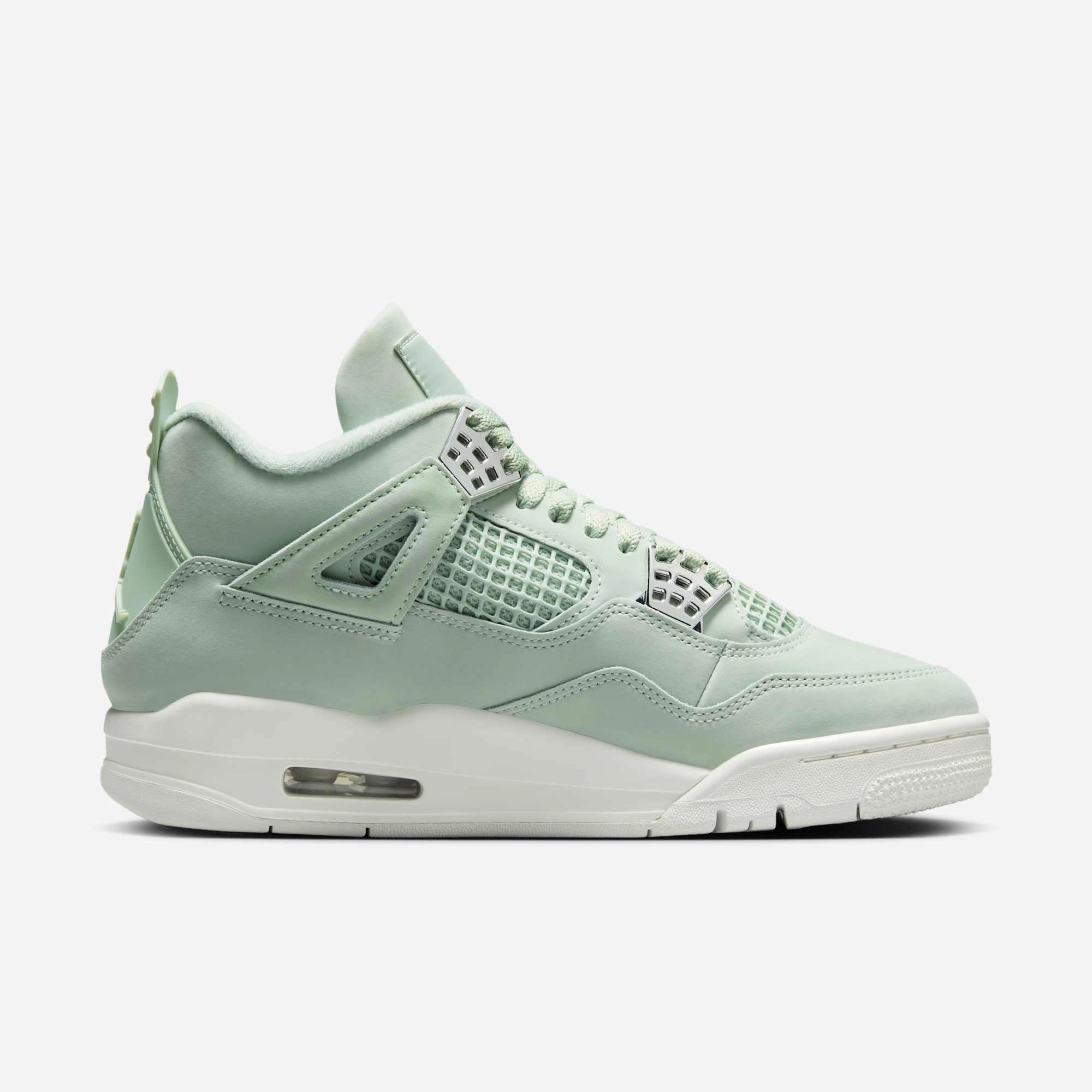 (Women's) Air Jordan 4 Retro 'Seafoam / Abundance' (2025) HV0823-003 Air Jordan 4 Visible Air Unit Sneakers