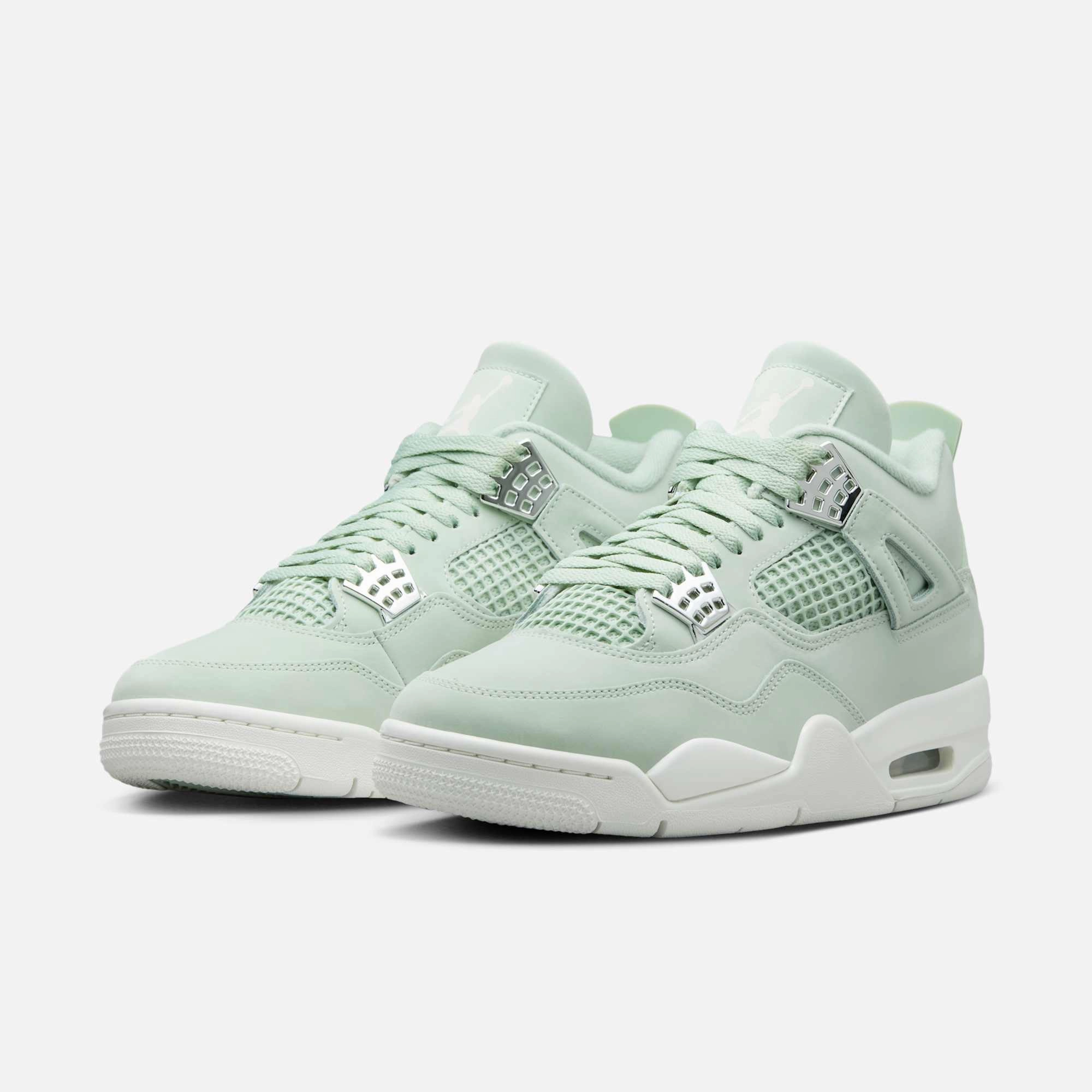 (Women's) Air Jordan 4 Retro 'Seafoam / Abundance' (2025) HV0823-003 Air Jordan 4 Visible Air Unit Sneakers