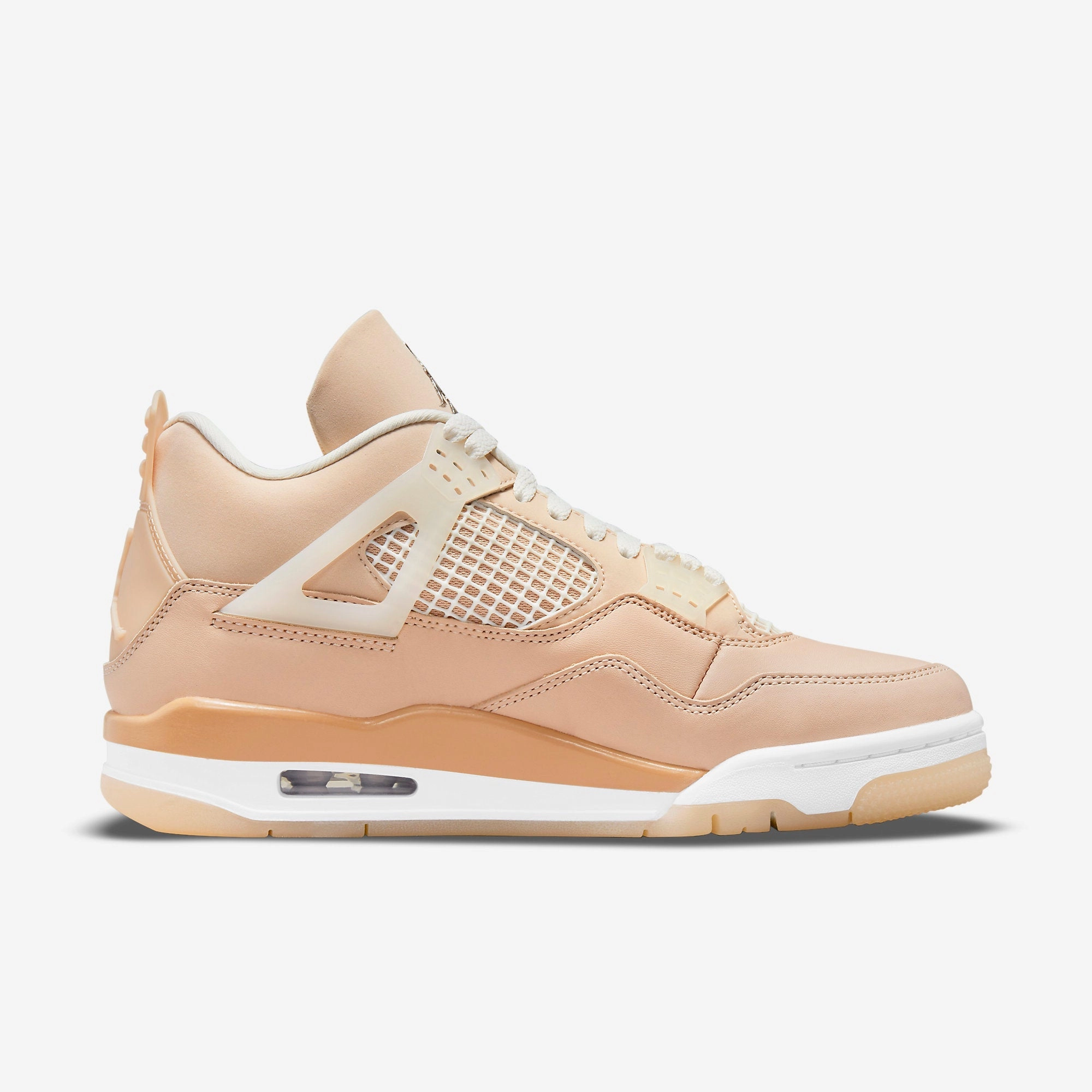 (Women's) Air Jordan 4 Retro 'Shimmer' (2021) DJ0675-200 Air Jordan 4 Visible Air Unit Sneakers