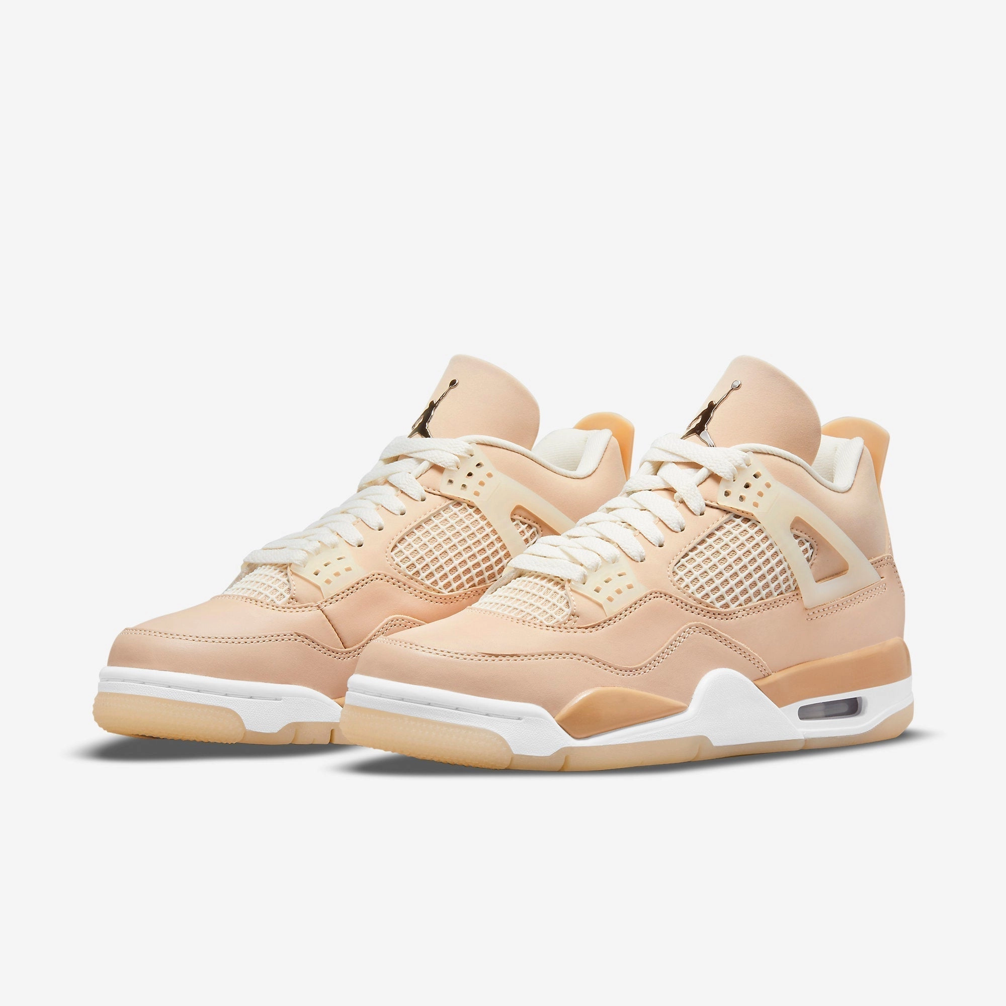 (Women's) Air Jordan 4 Retro 'Shimmer' (2021) DJ0675-200 Air Jordan 4 Visible Air Unit Sneakers