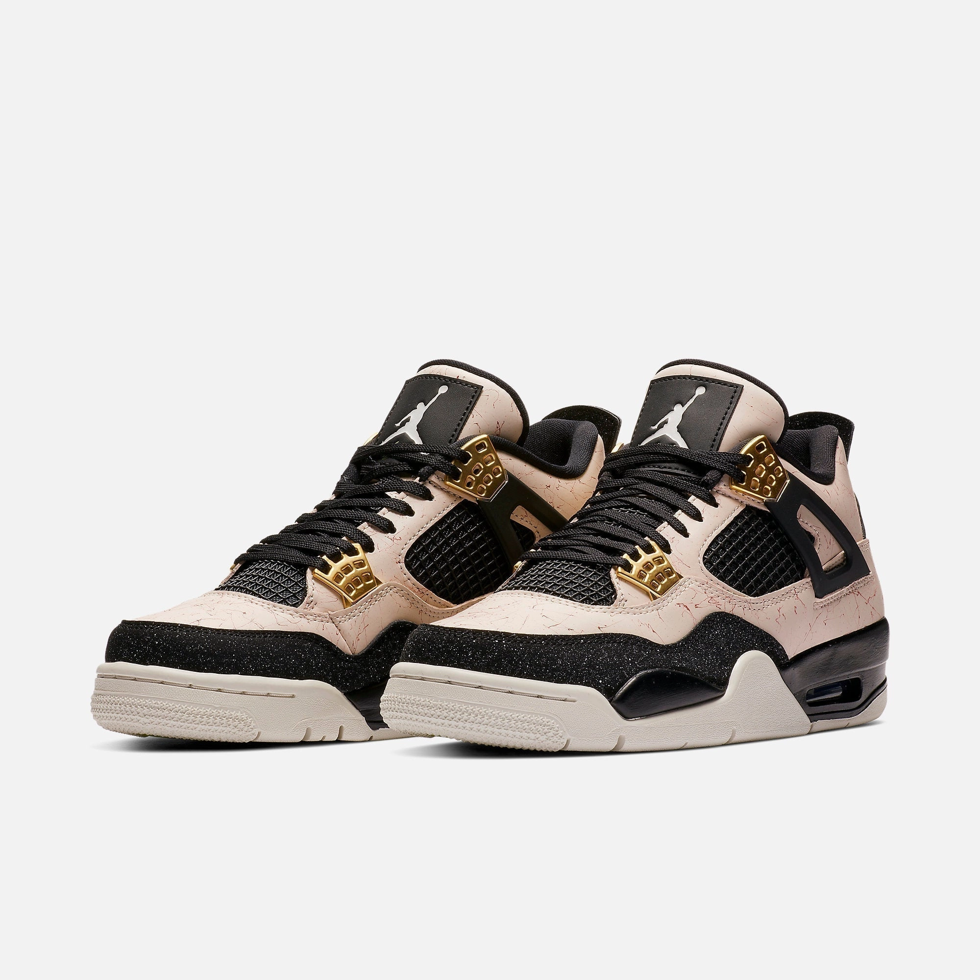 (Women's) Air Jordan 4 Retro 'Splatter' (2019) AQ9129-601 Air Jordan 4 Visible Air Unit Sneakers
