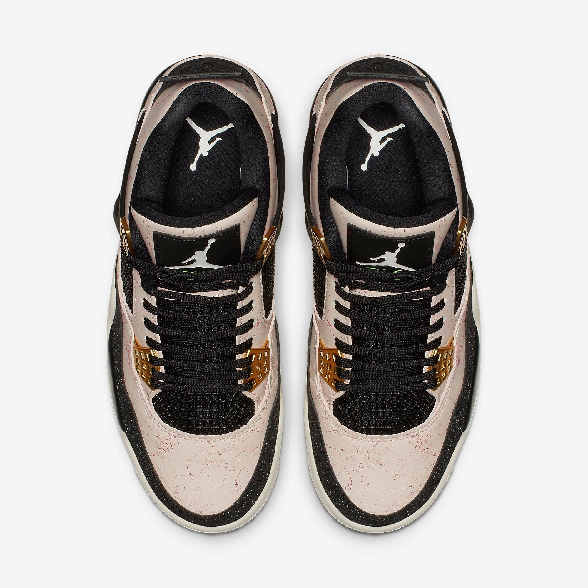 (Women's) Air Jordan 4 Retro 'Splatter' (2019) AQ9129-601 Air Jordan 4 Visible Air Unit Sneakers