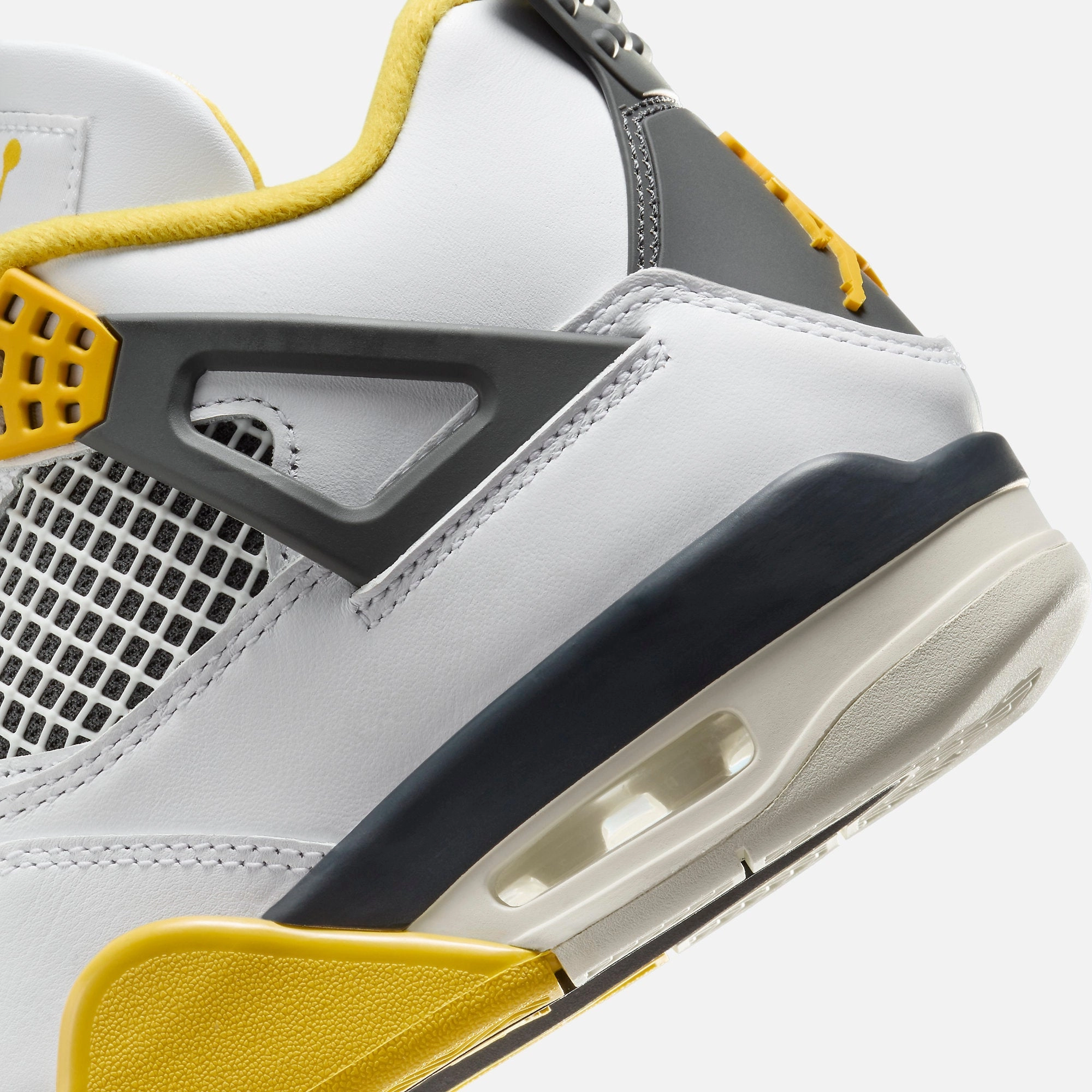 (Women's) Air Jordan 4 Retro 'Vivid Sulfur' (2024) AQ9129-101 Air Jordan 4 Visible Air Unit Sneakers