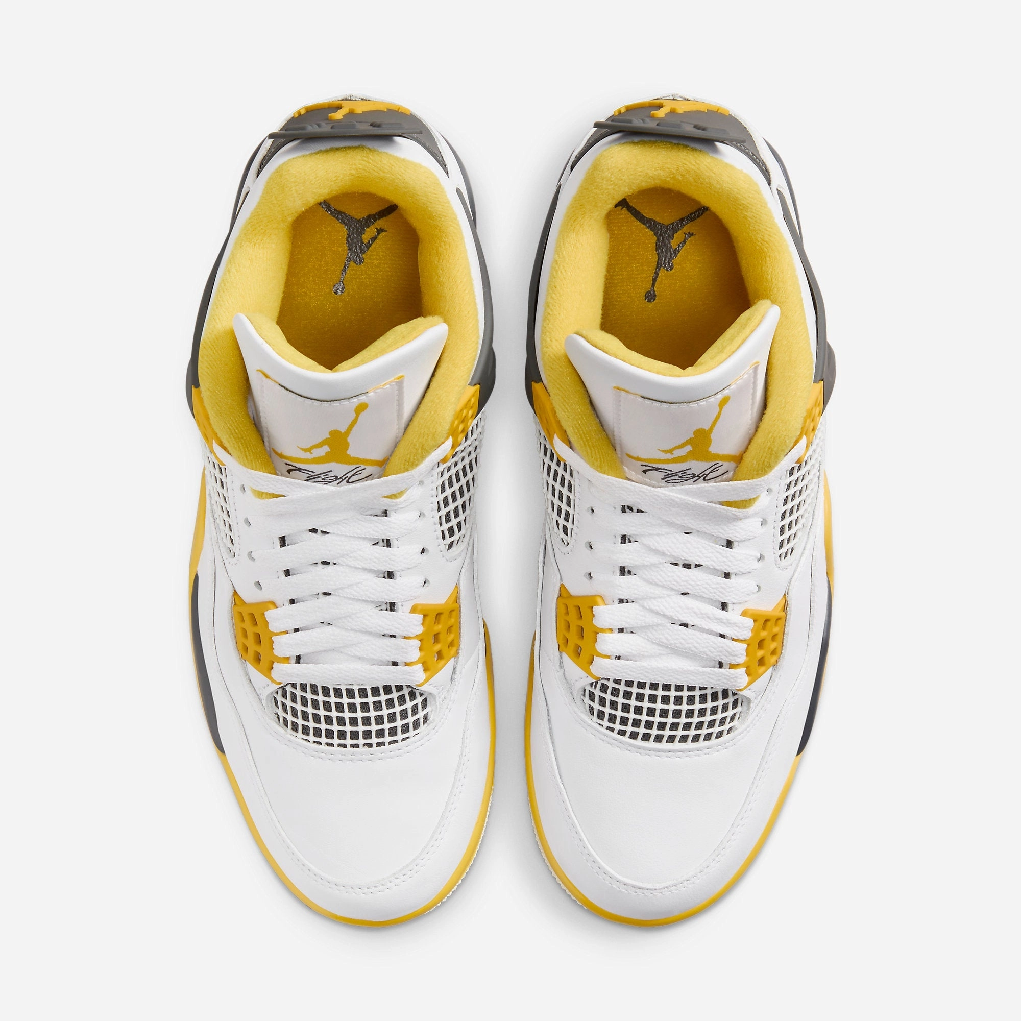 (Women's) Air Jordan 4 Retro 'Vivid Sulfur' (2024) AQ9129-101 Air Jordan 4 Visible Air Unit Sneakers