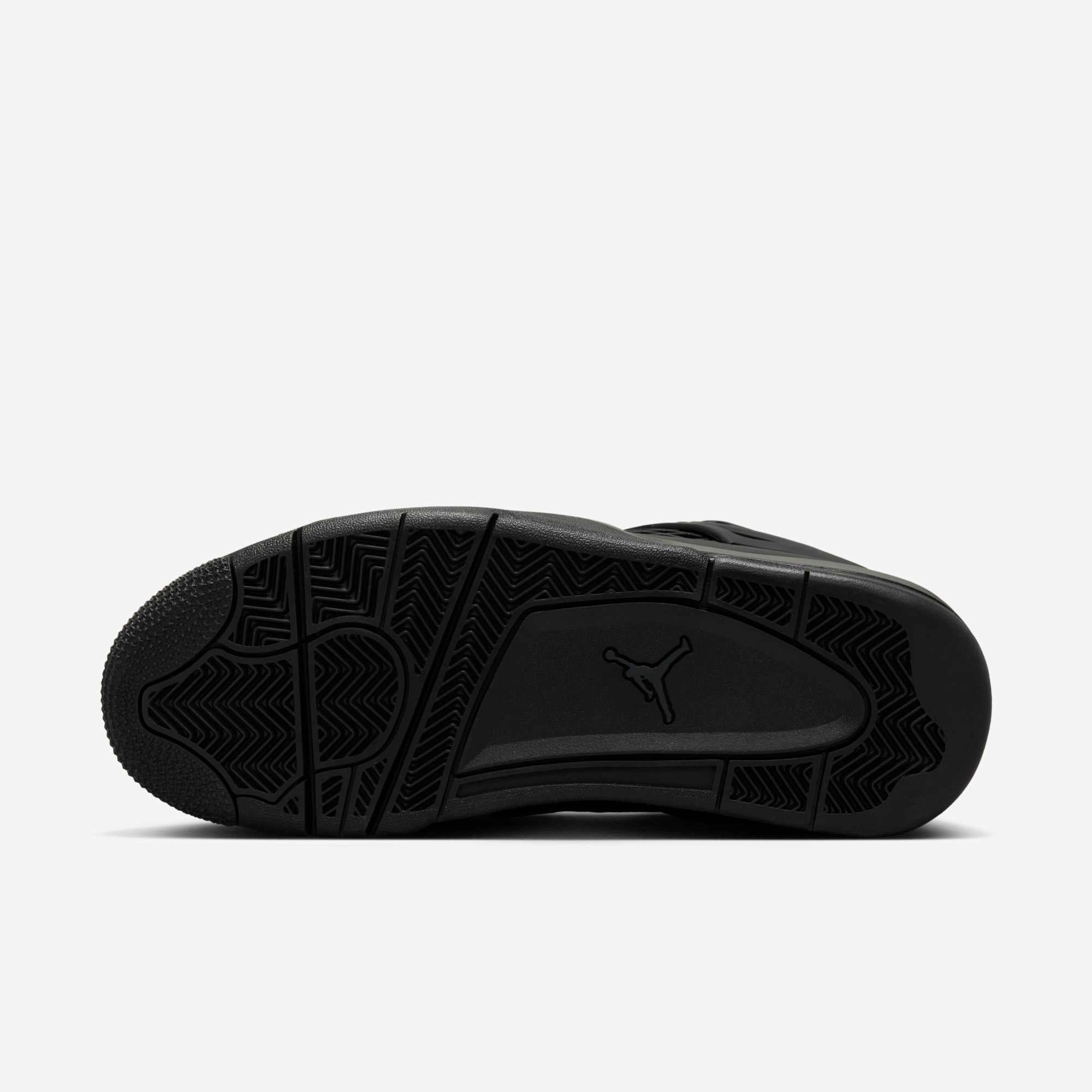 (Women's) Air Jordan 4 Retro NET 'Black / Metallic Silver' (2025) FN7251-001 Air Jordan 4 Visible Air Unit Sneakers