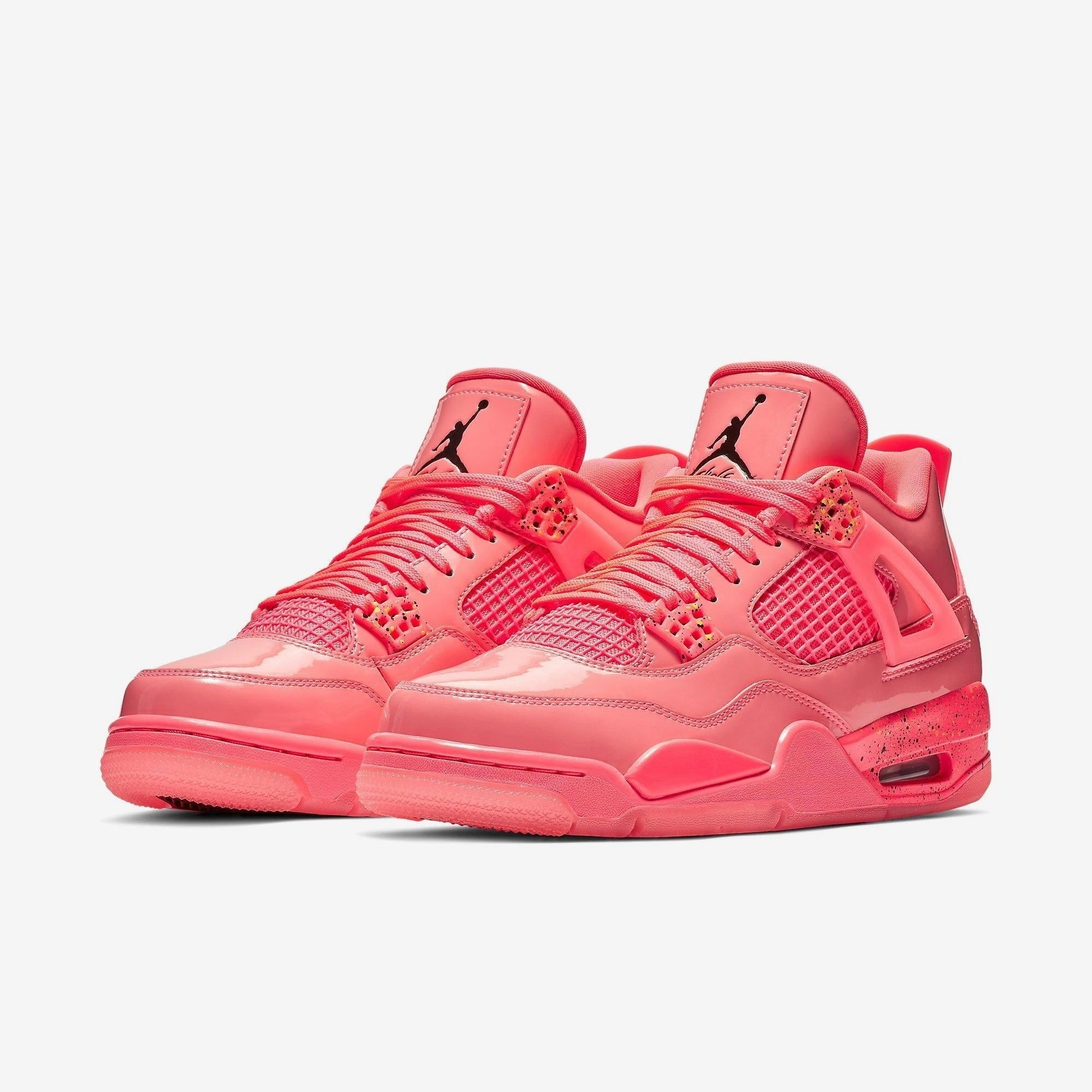 (Women's) Air Jordan 4 Retro NRG 'Hot Punch' (2018) AQ9128-600 Air Jordan 4 Visible Air Unit Sneakers