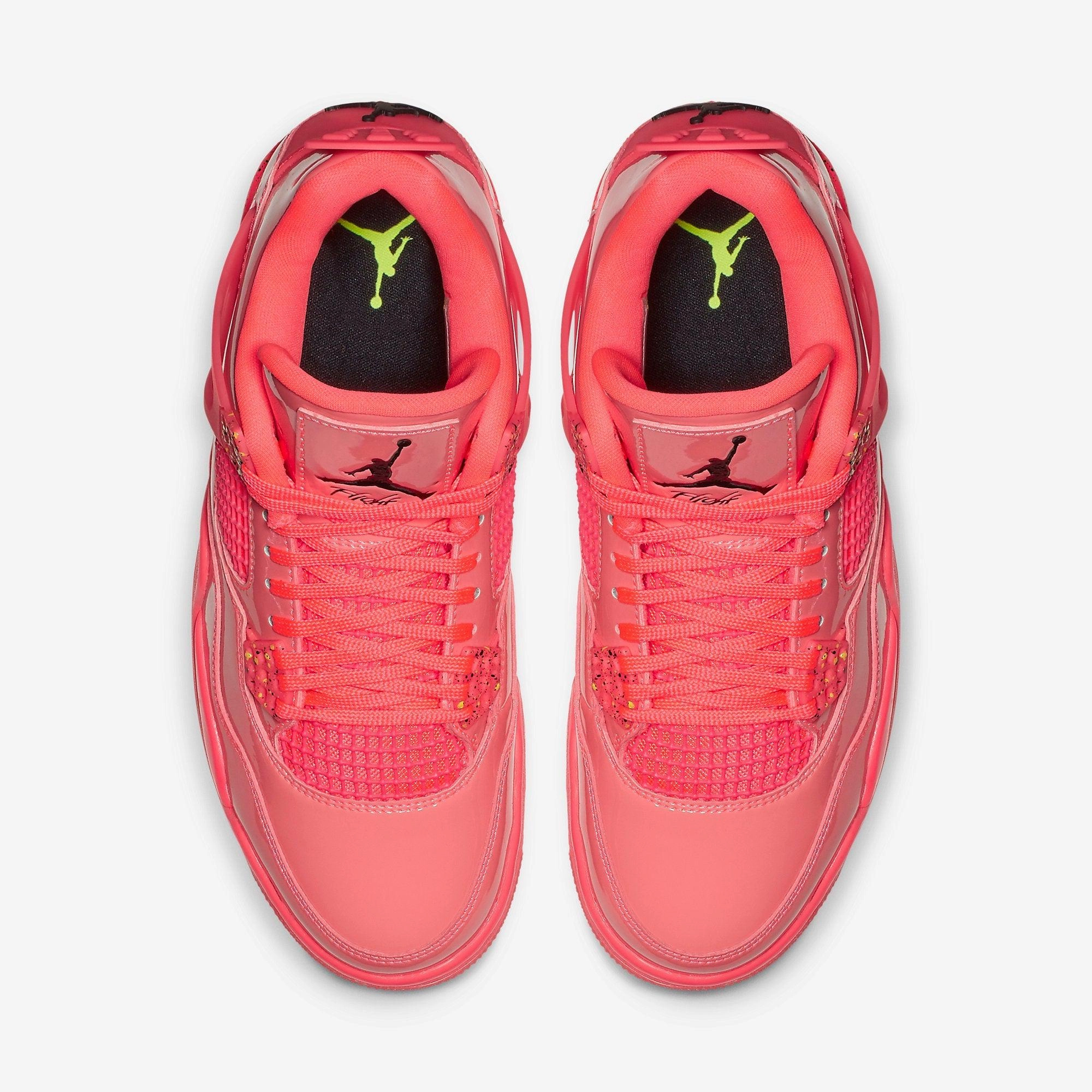 (Women's) Air Jordan 4 Retro NRG 'Hot Punch' (2018) AQ9128-600 Air Jordan 4 Visible Air Unit Sneakers