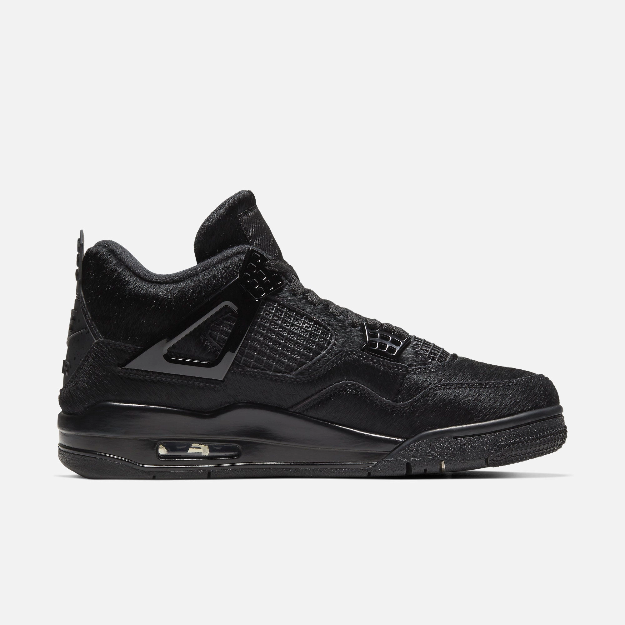 (Women's) Air Jordan 4 Retro NXN x Olivia Kim 'Bovine Fur' (2019) CK2925-001 Air Jordan 4 Visible Air Unit Sneakers