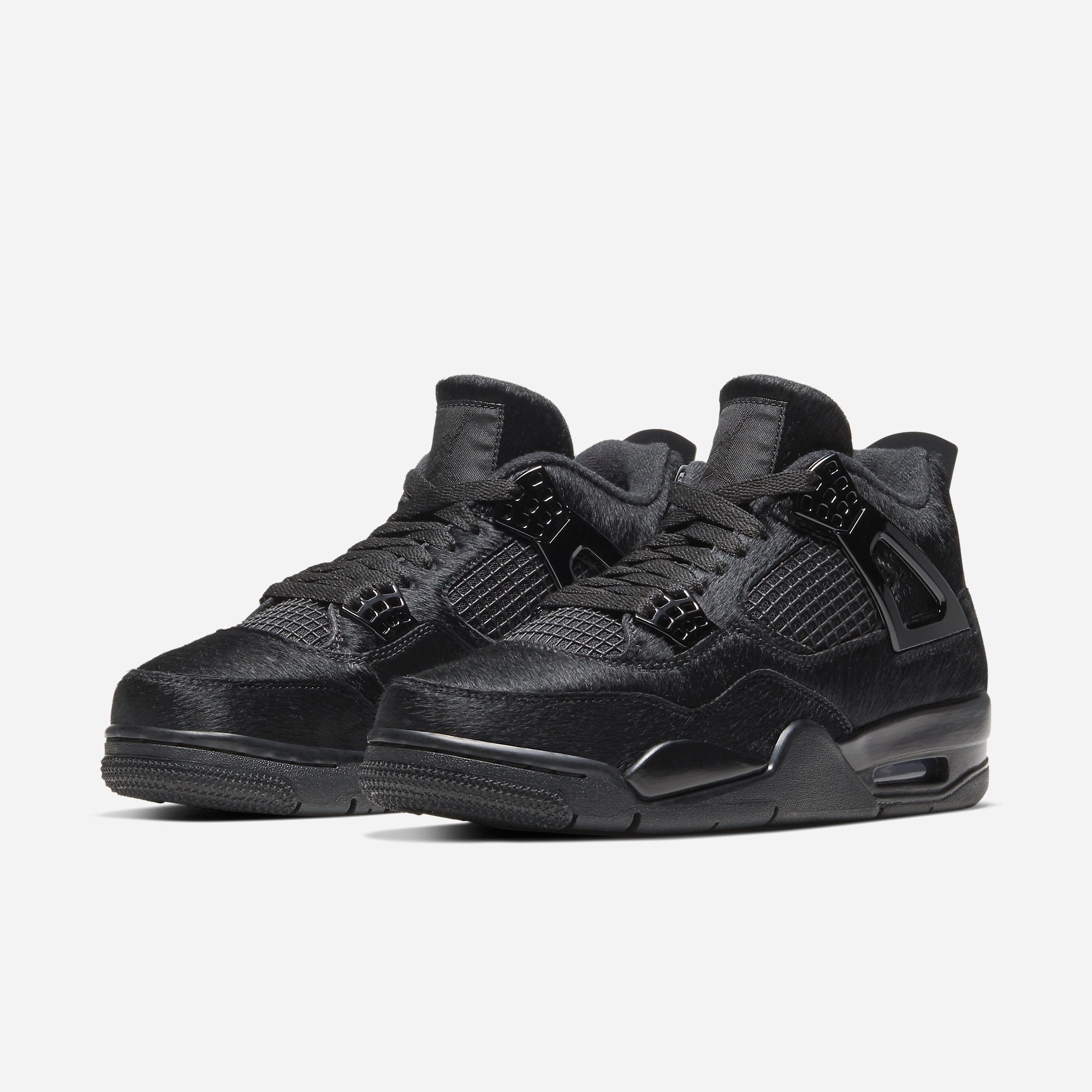 (Women's) Air Jordan 4 Retro NXN x Olivia Kim 'Bovine Fur' (2019) CK2925-001 Air Jordan 4 Visible Air Unit Sneakers